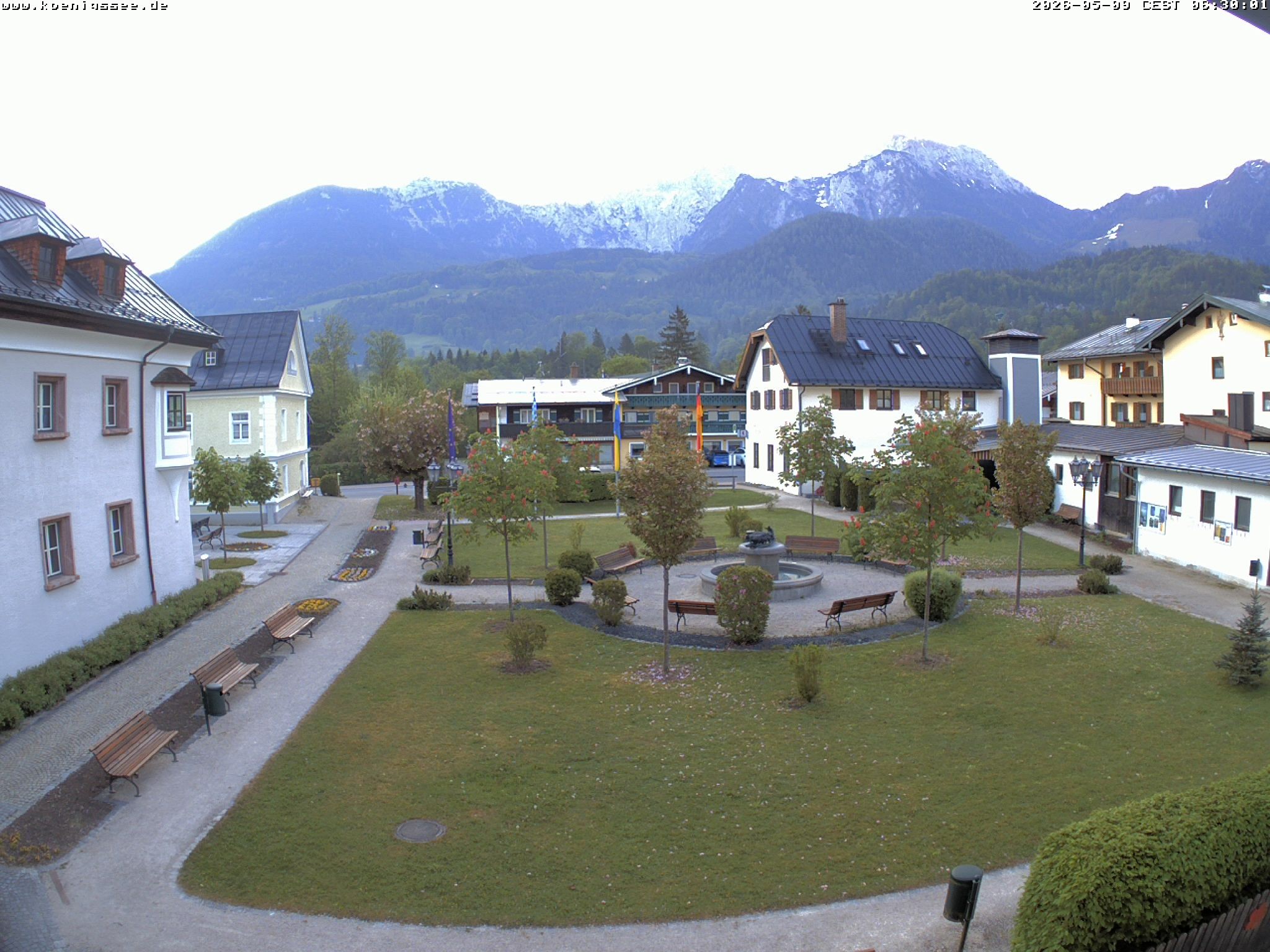 Archiv Foto Webcam Haus des Gastes - Königssee