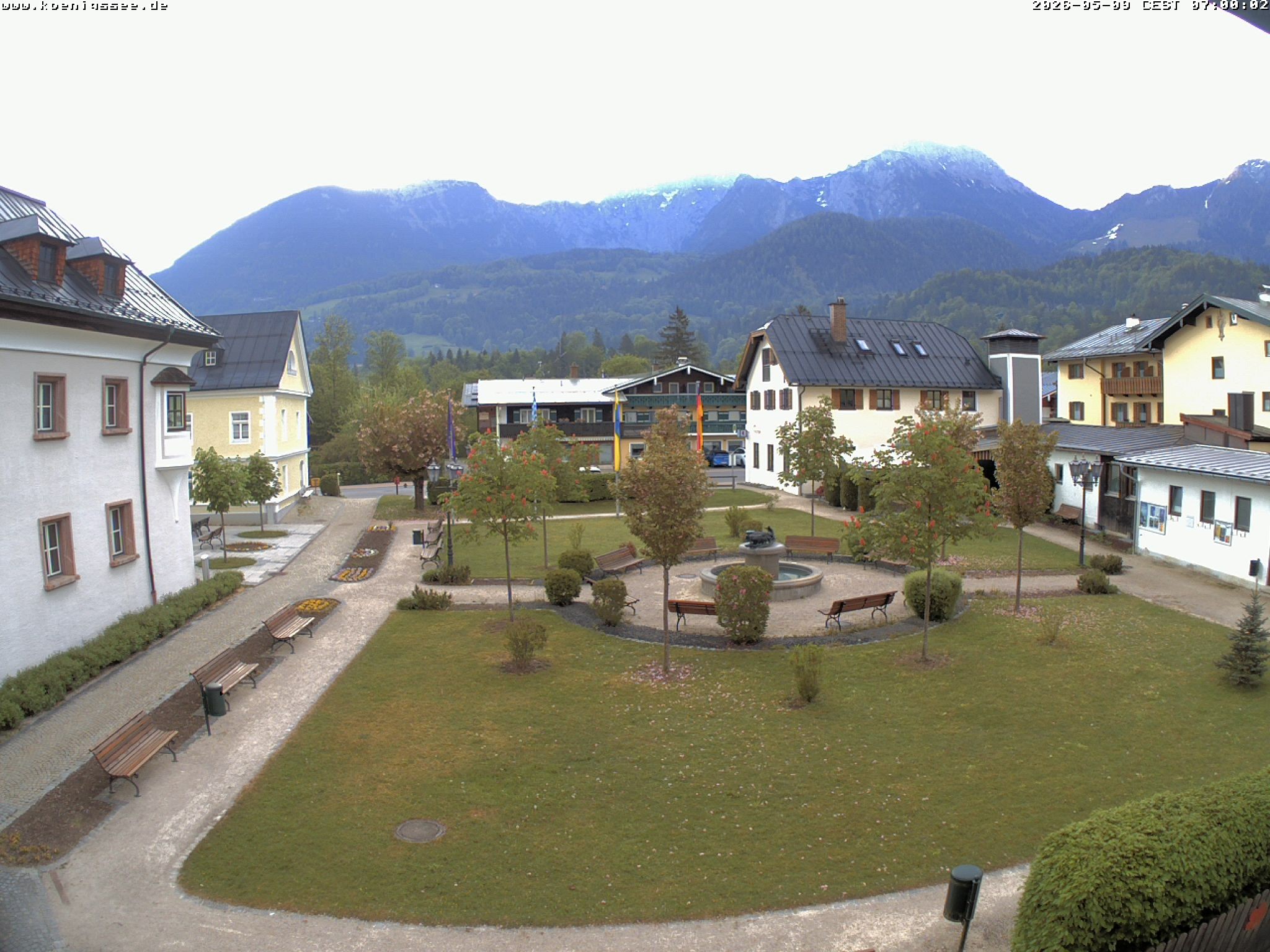 Archiv Foto Webcam Haus des Gastes - Königssee