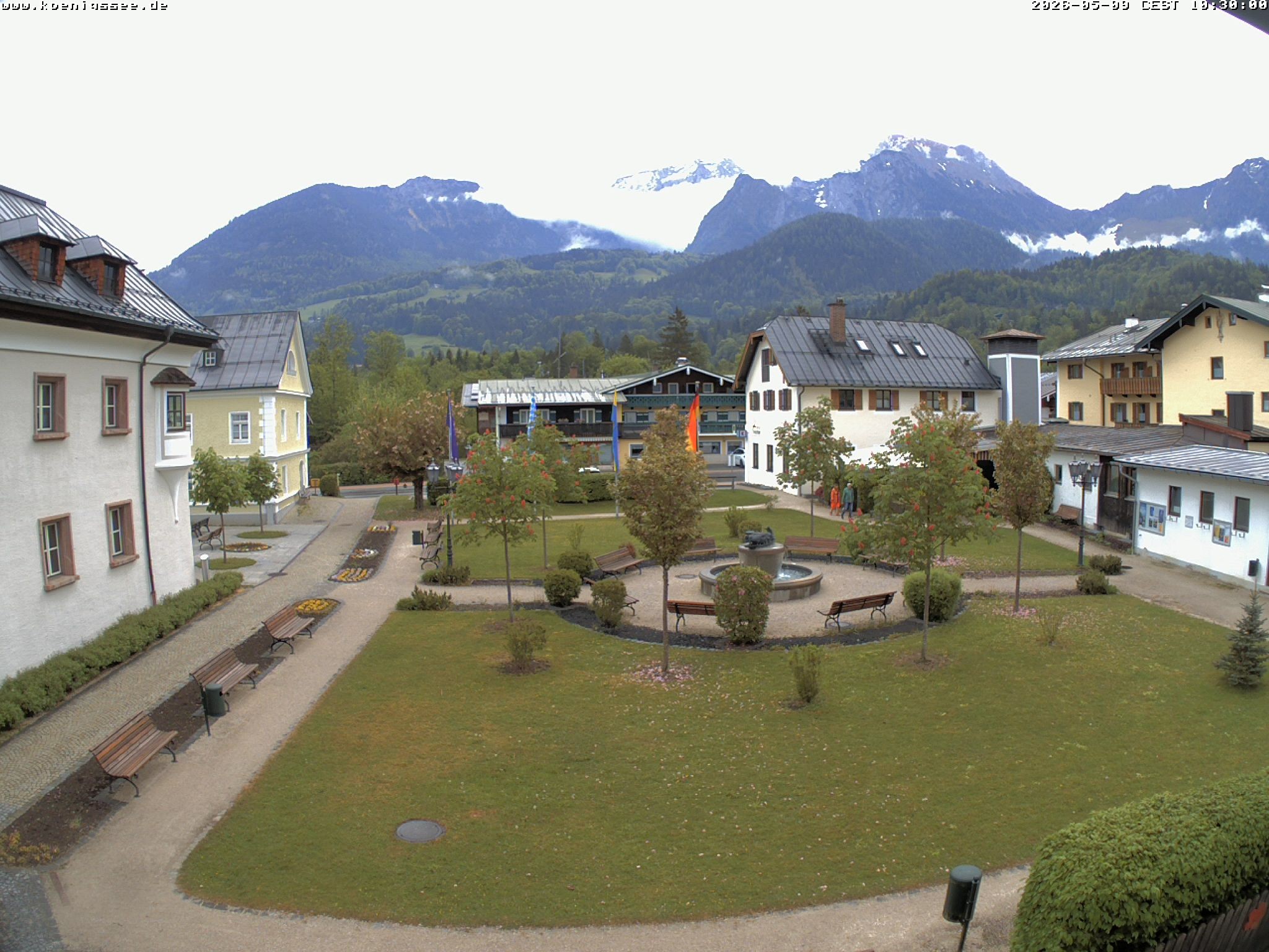 Archiv Foto Webcam Haus des Gastes - Königssee