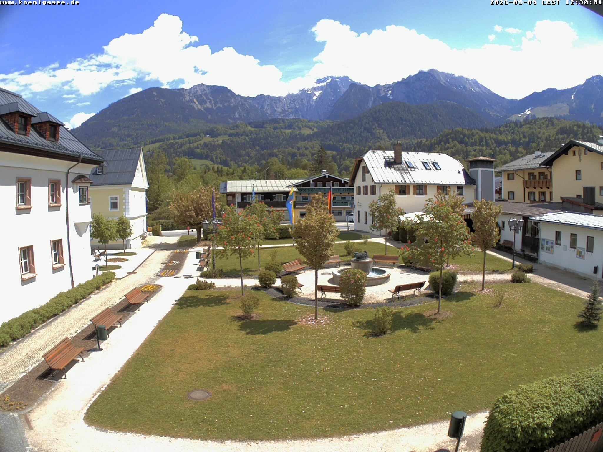 Archiv Foto Webcam Haus des Gastes - Königssee