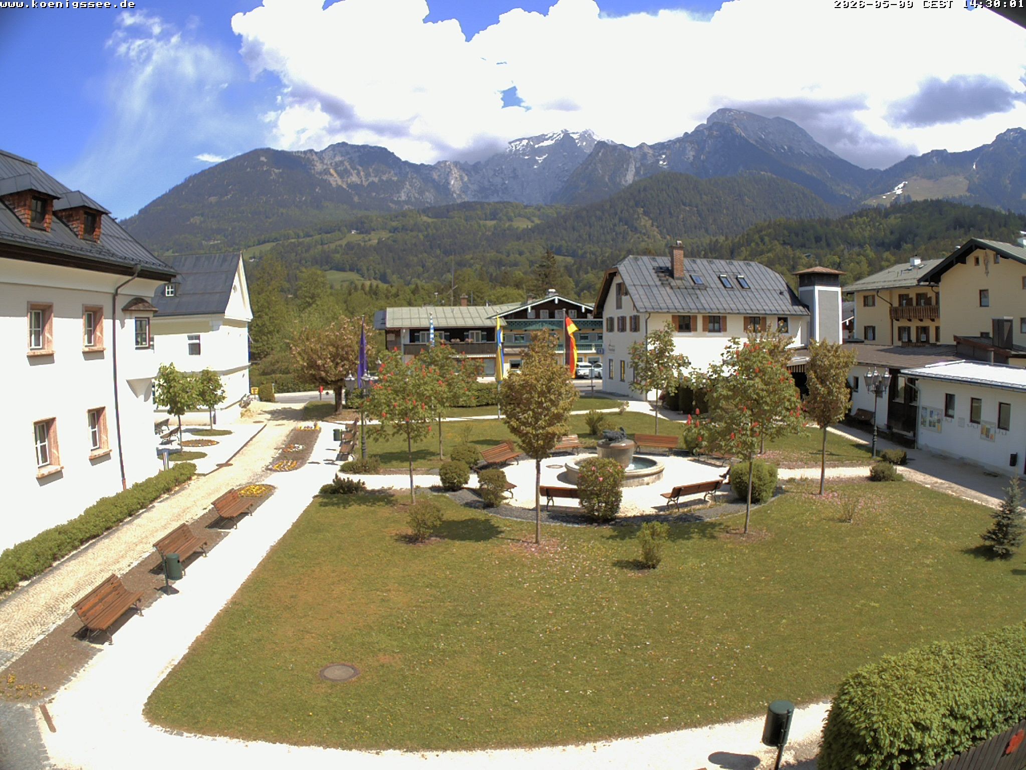 Archiv Foto Webcam Haus des Gastes - Königssee