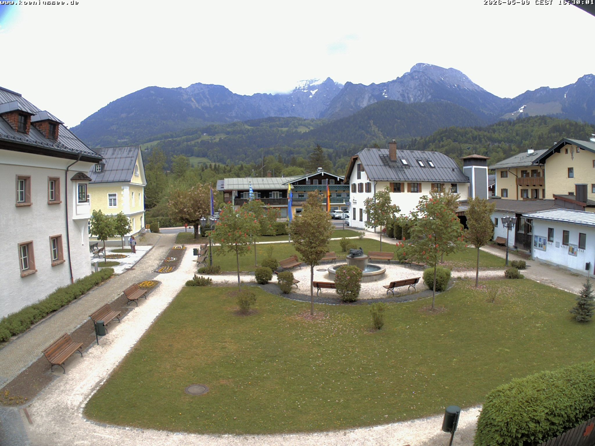 Archiv Foto Webcam Haus des Gastes - Königssee