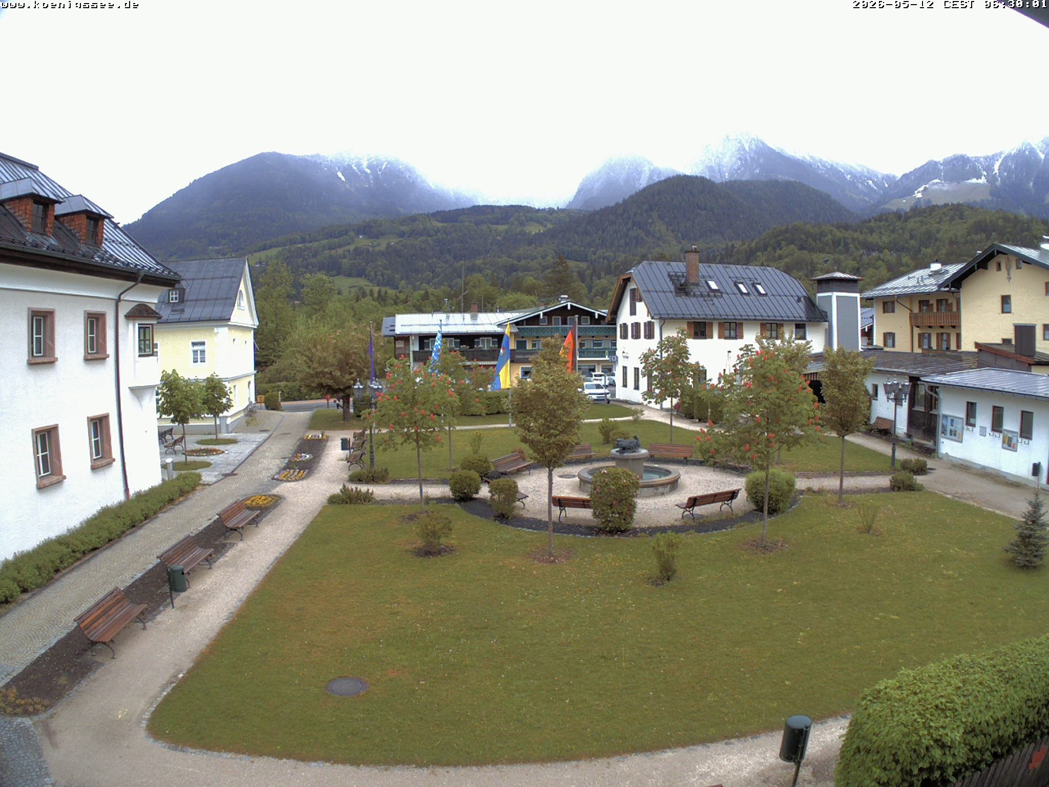 Archiv Foto Webcam Haus des Gastes - Königssee