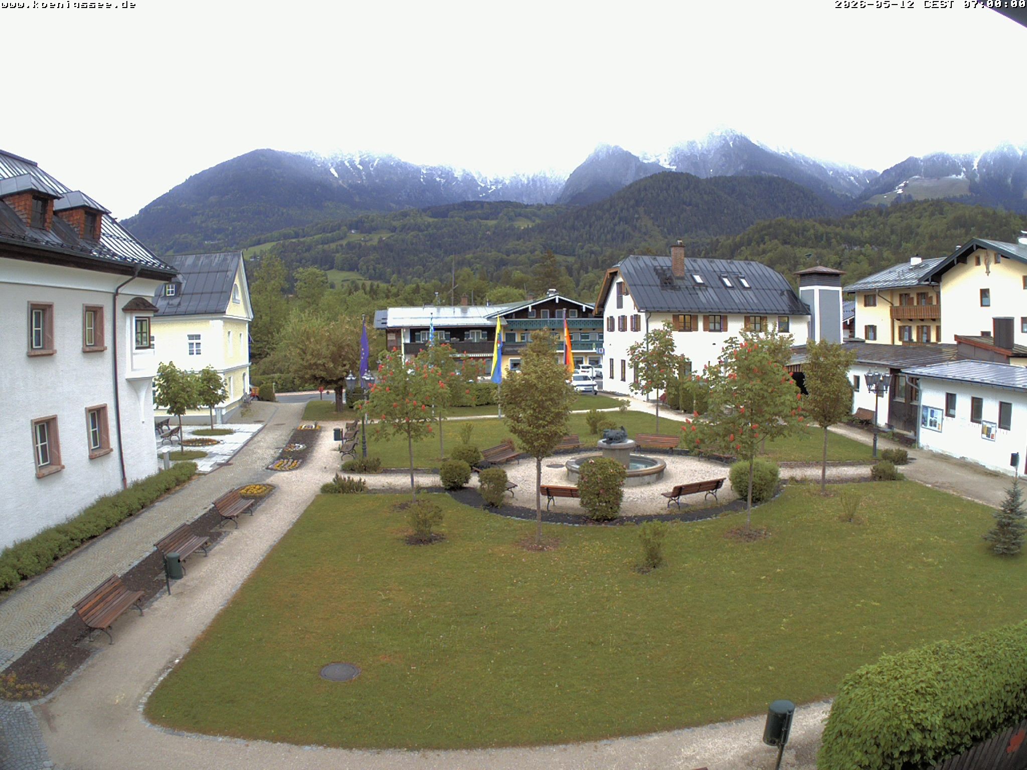Archiv Foto Webcam Haus des Gastes - Königssee