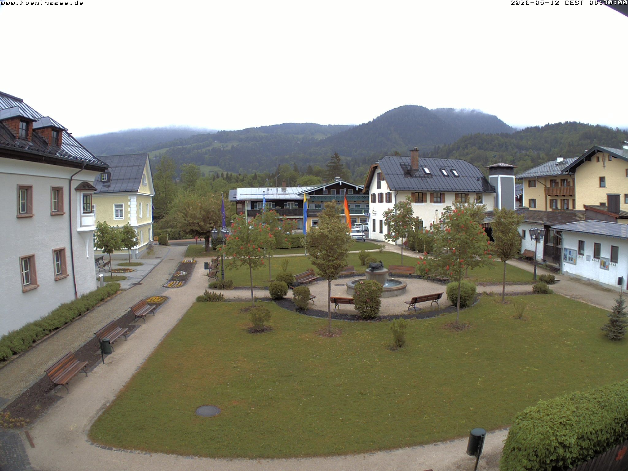 Archiv Foto Webcam Haus des Gastes - Königssee