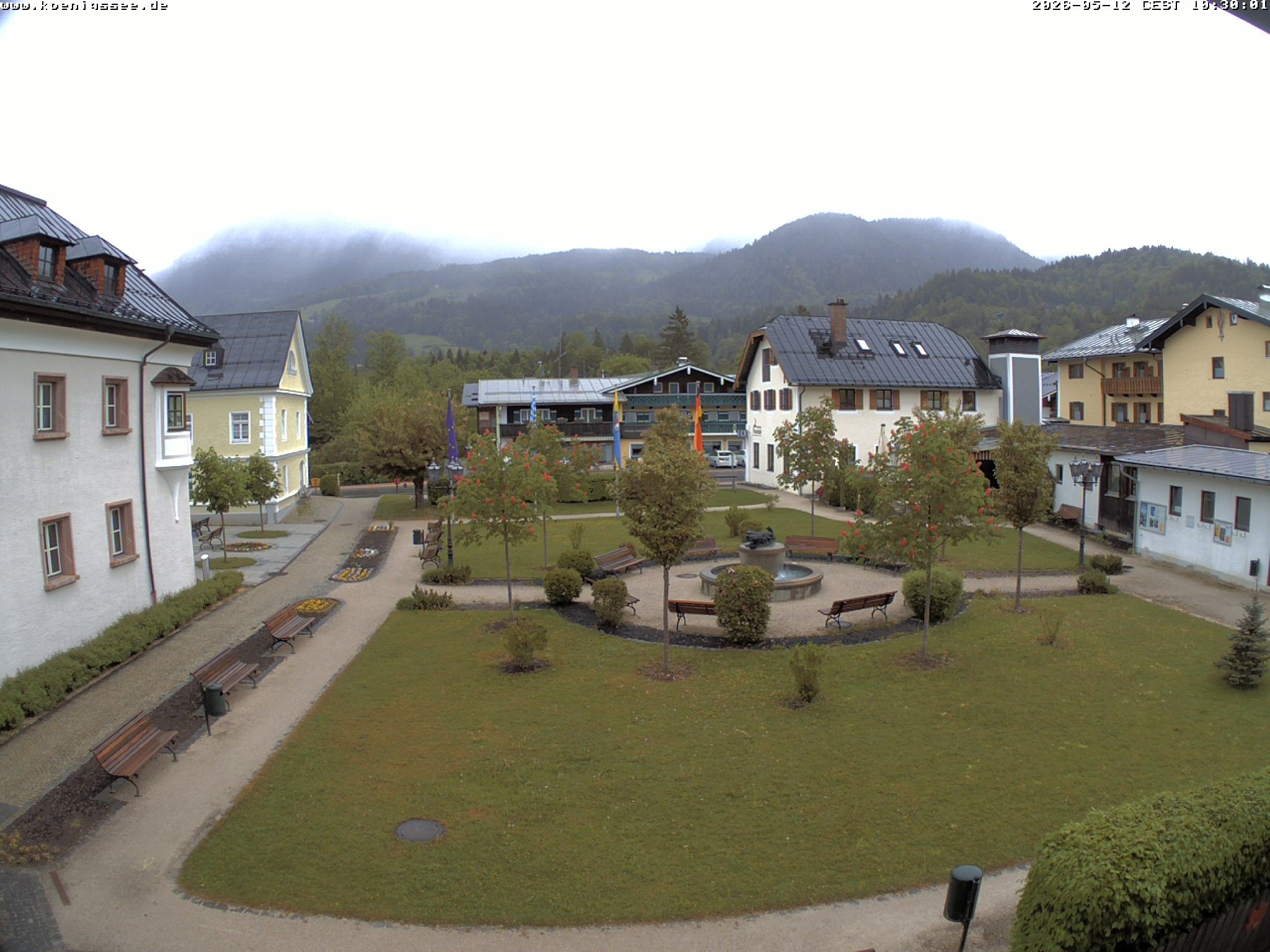 Archiv Foto Webcam Haus des Gastes - Königssee