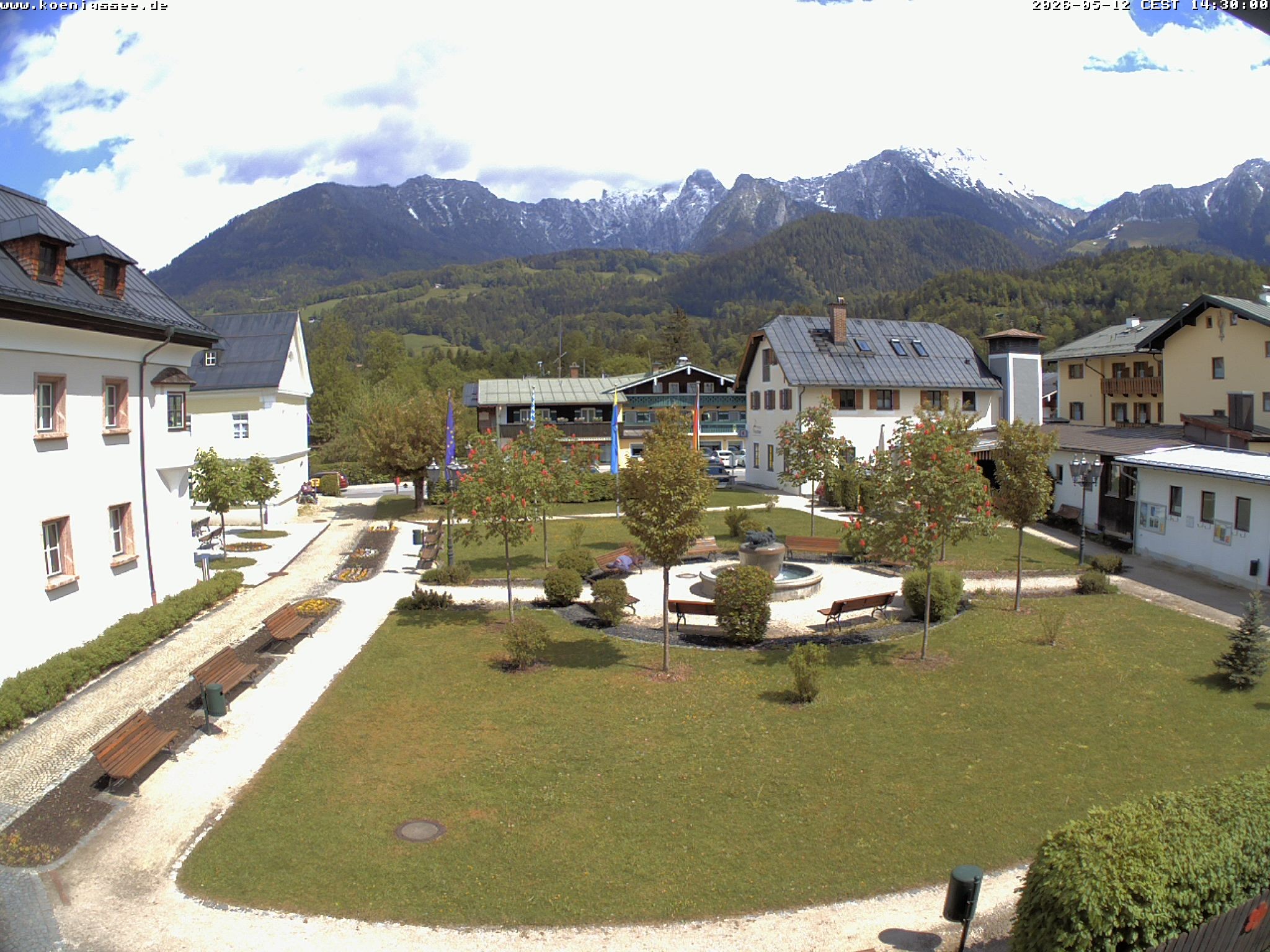 Archiv Foto Webcam Haus des Gastes - Königssee