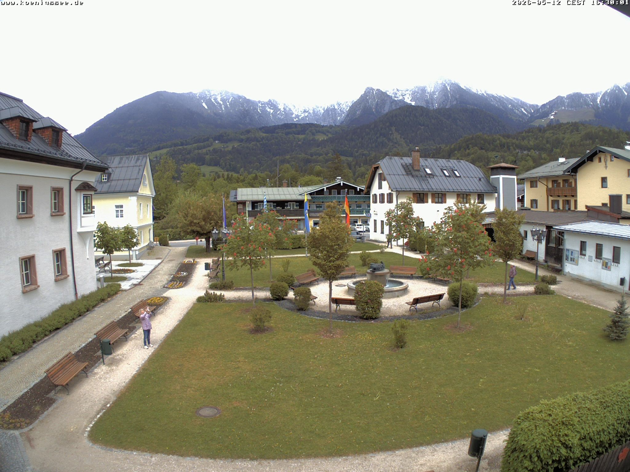 Archiv Foto Webcam Haus des Gastes - Königssee