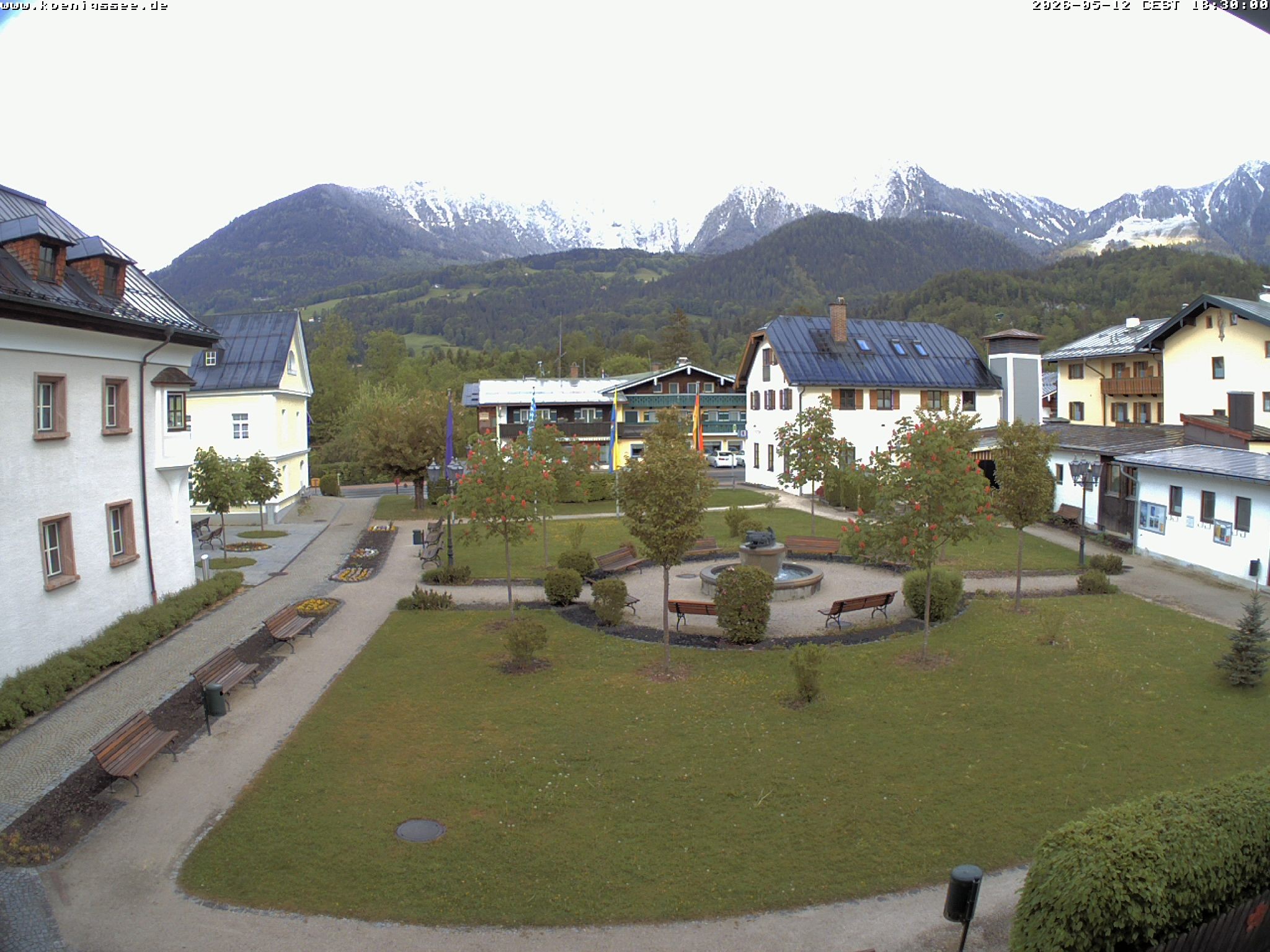 Archiv Foto Webcam Haus des Gastes - Königssee