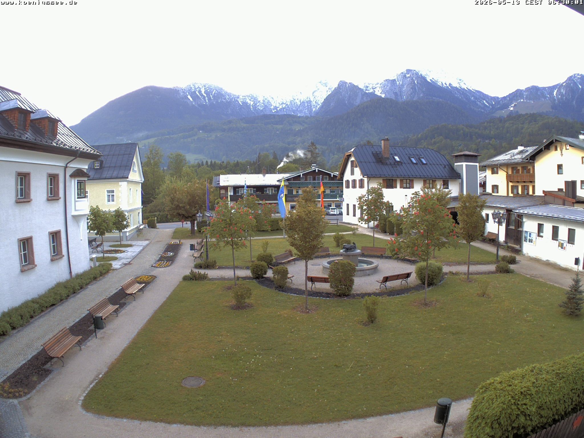 Archiv Foto Webcam Haus des Gastes - Königssee