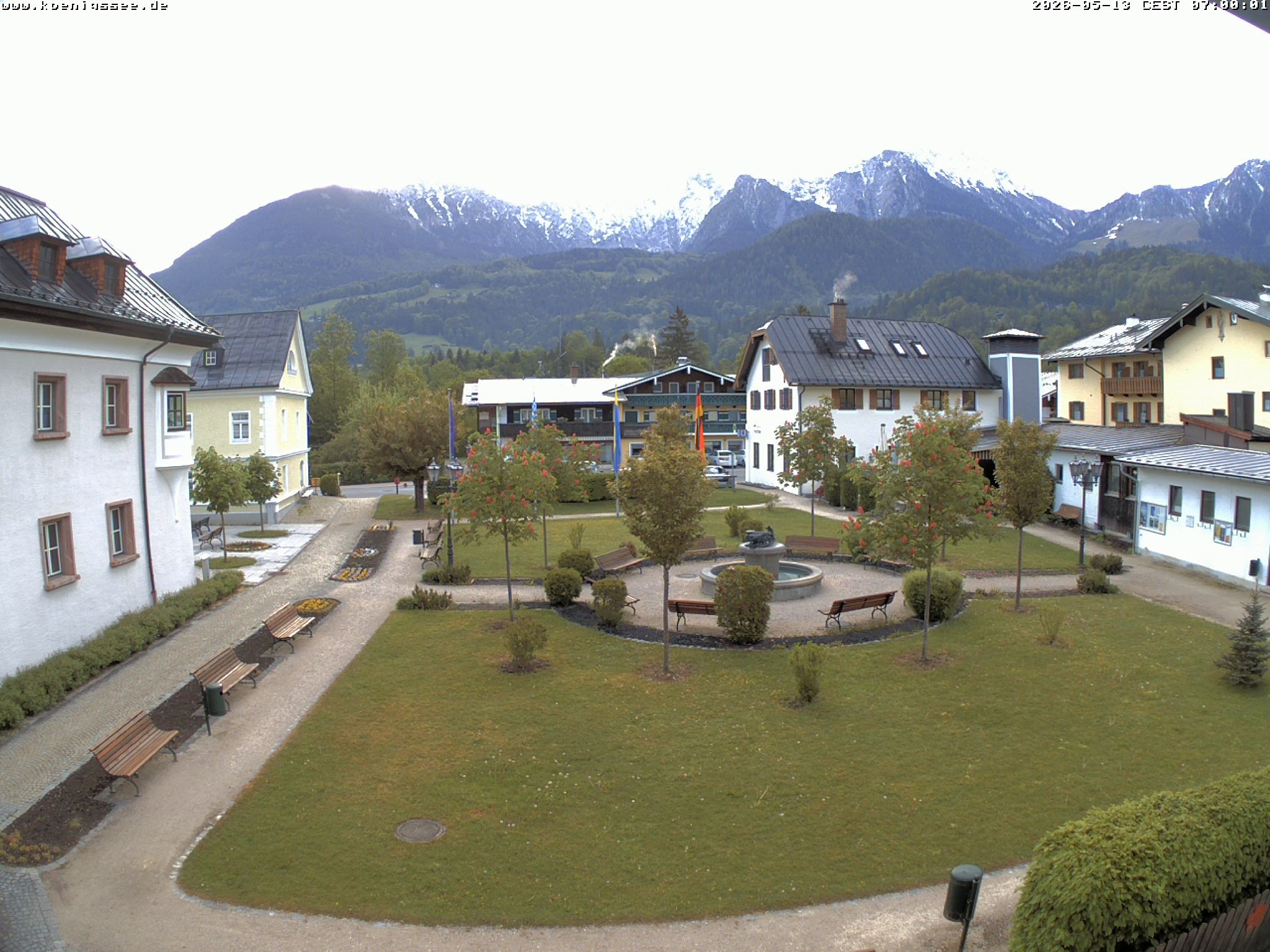 Archiv Foto Webcam Haus des Gastes - Königssee