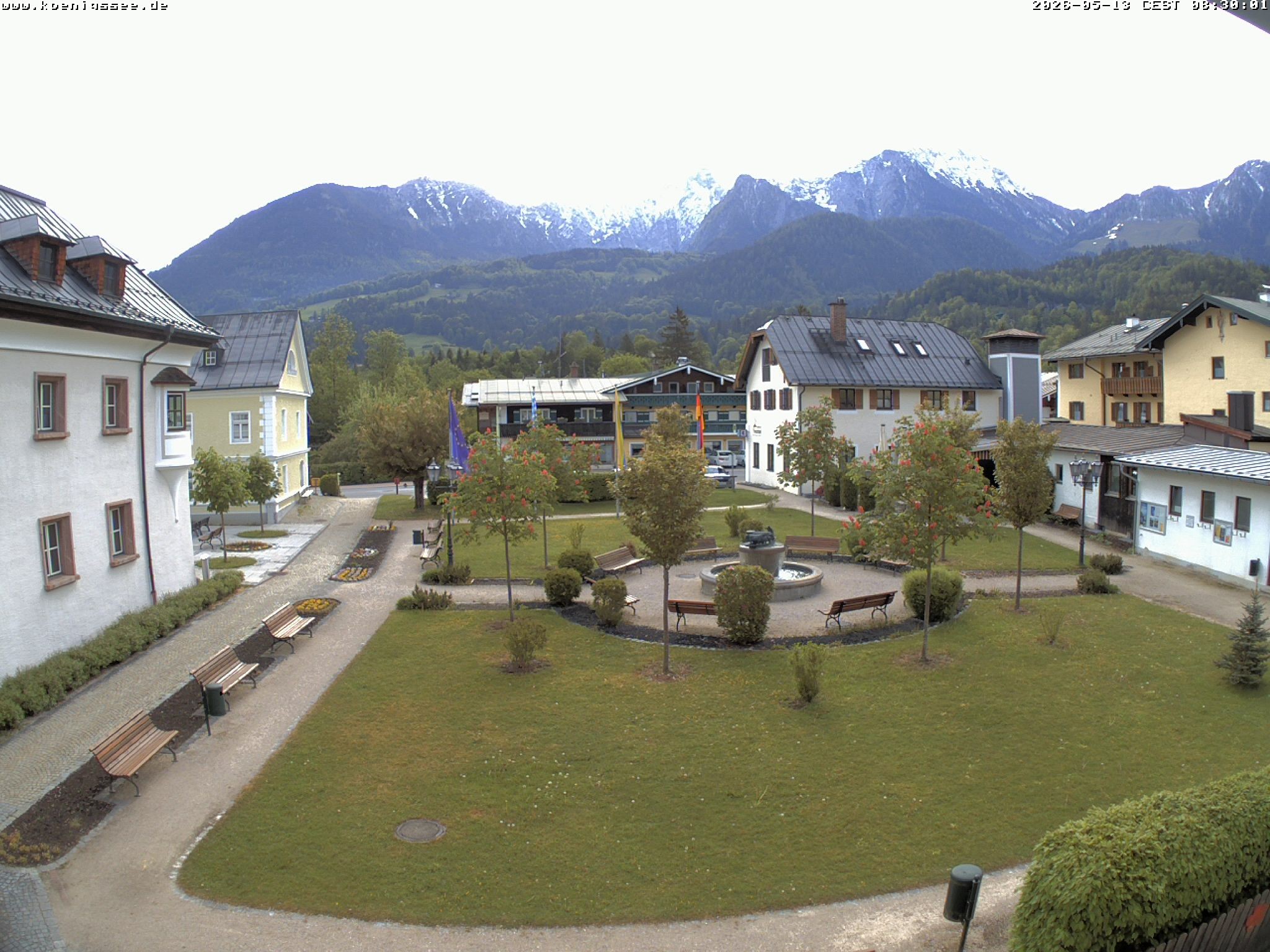 Archiv Foto Webcam Haus des Gastes - Königssee