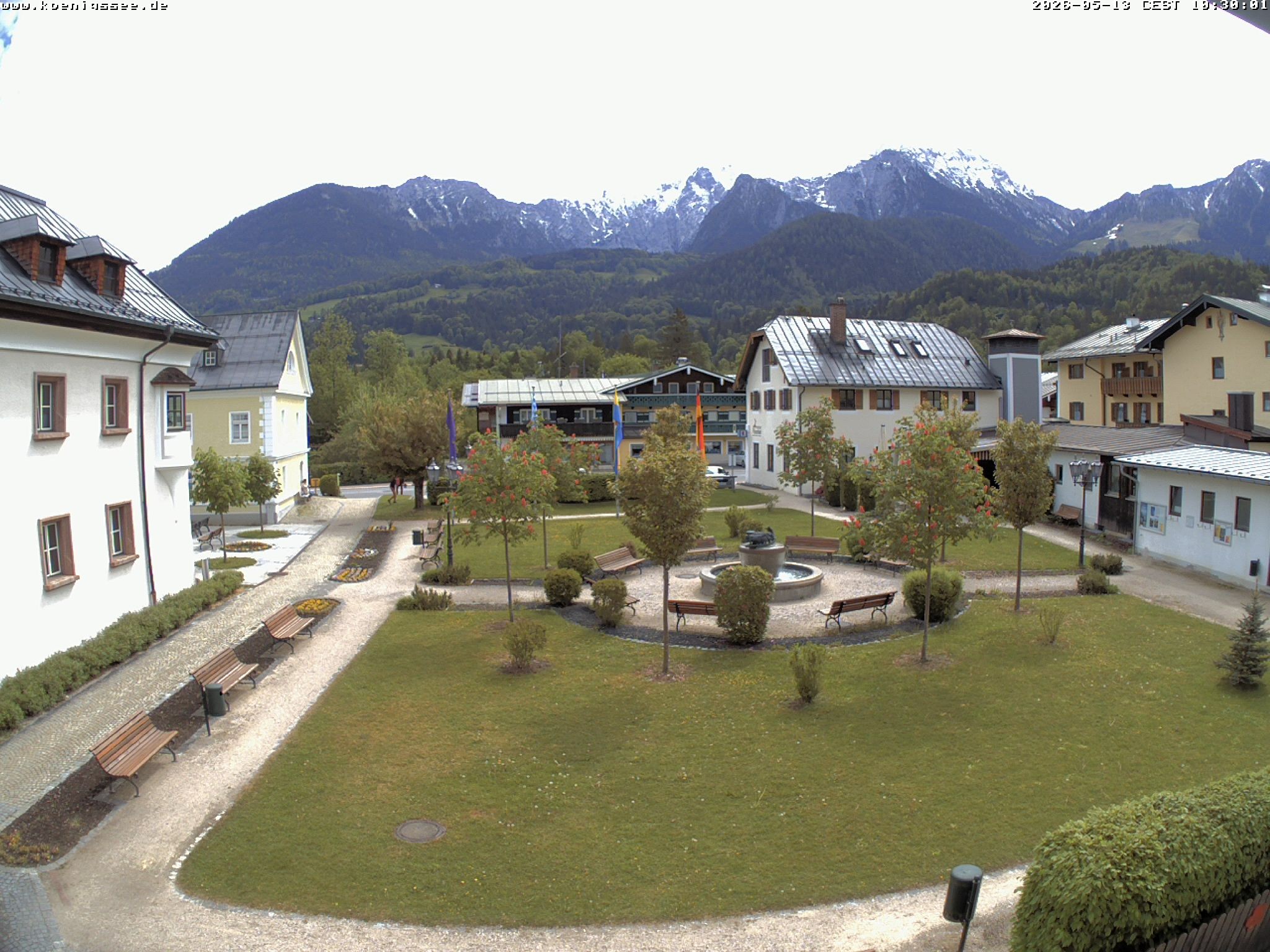 Archiv Foto Webcam Haus des Gastes - Königssee