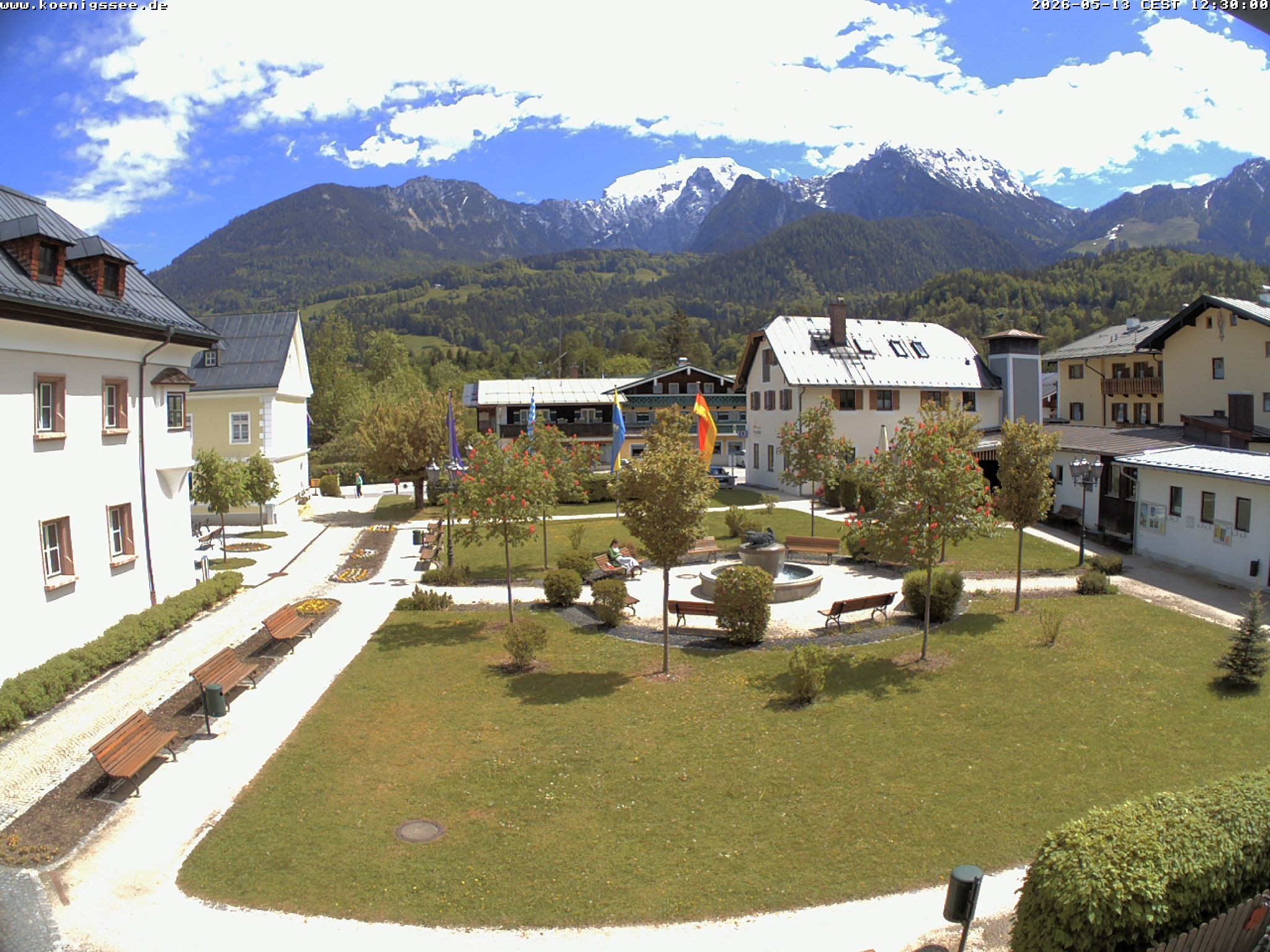 Archiv Foto Webcam Haus des Gastes - Königssee