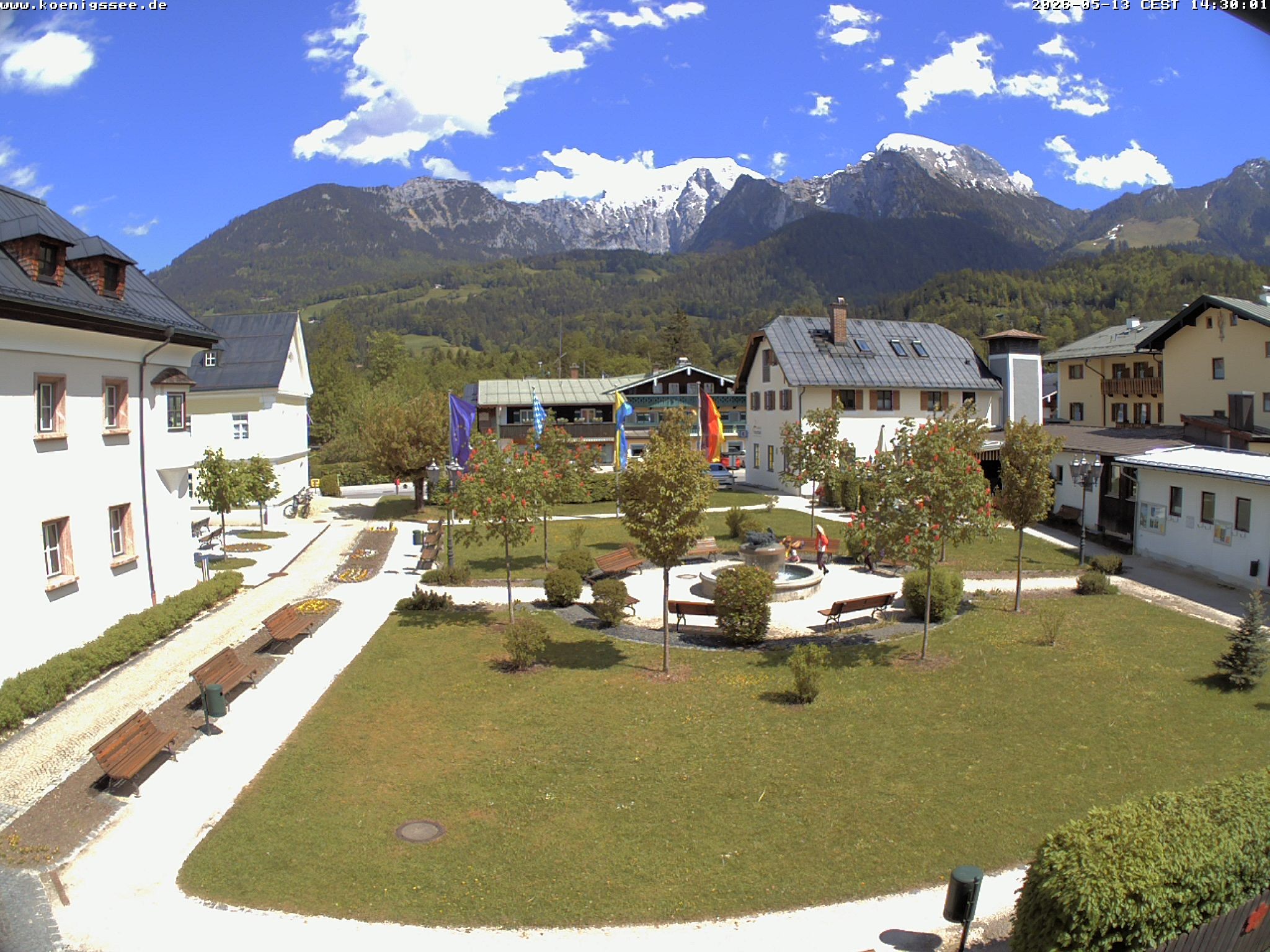 Archiv Foto Webcam Haus des Gastes - Königssee