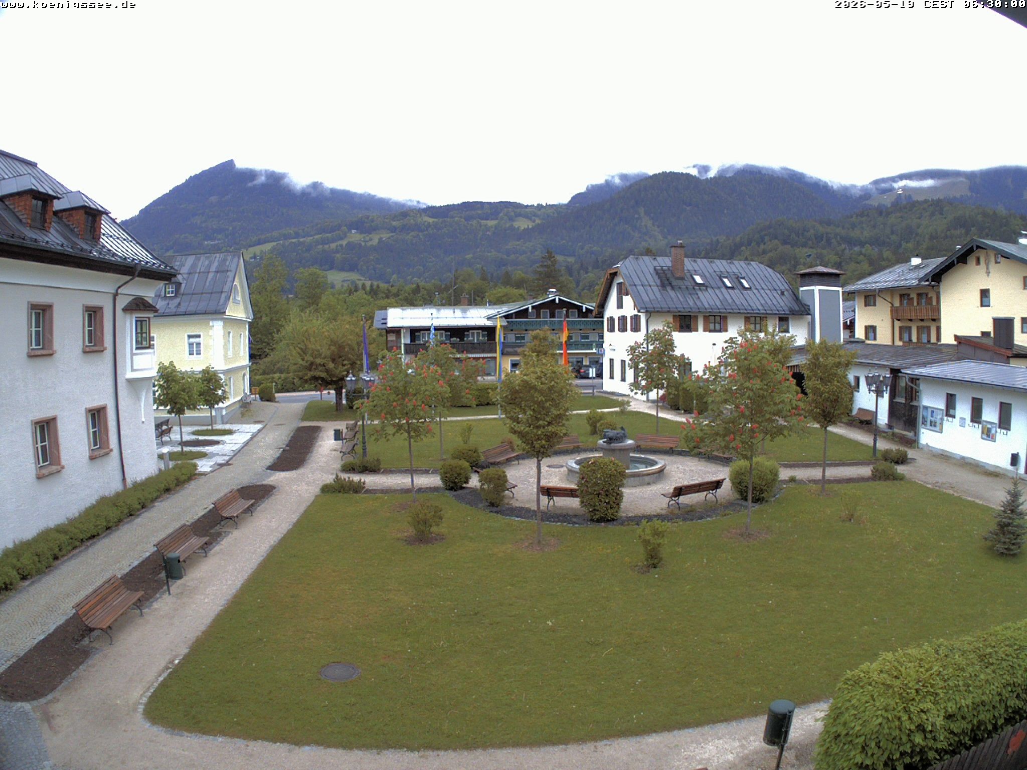 Archiv Foto Webcam Haus des Gastes - Königssee