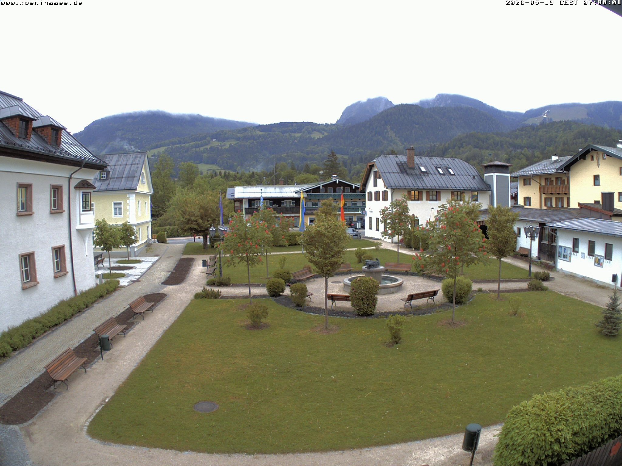 Archiv Foto Webcam Haus des Gastes - Königssee
