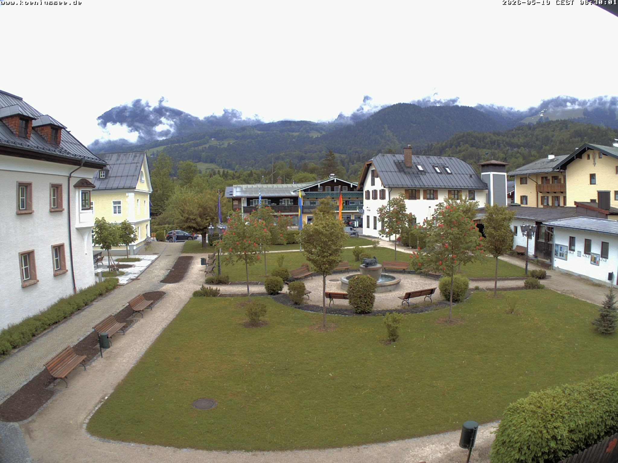 Archiv Foto Webcam Haus des Gastes - Königssee