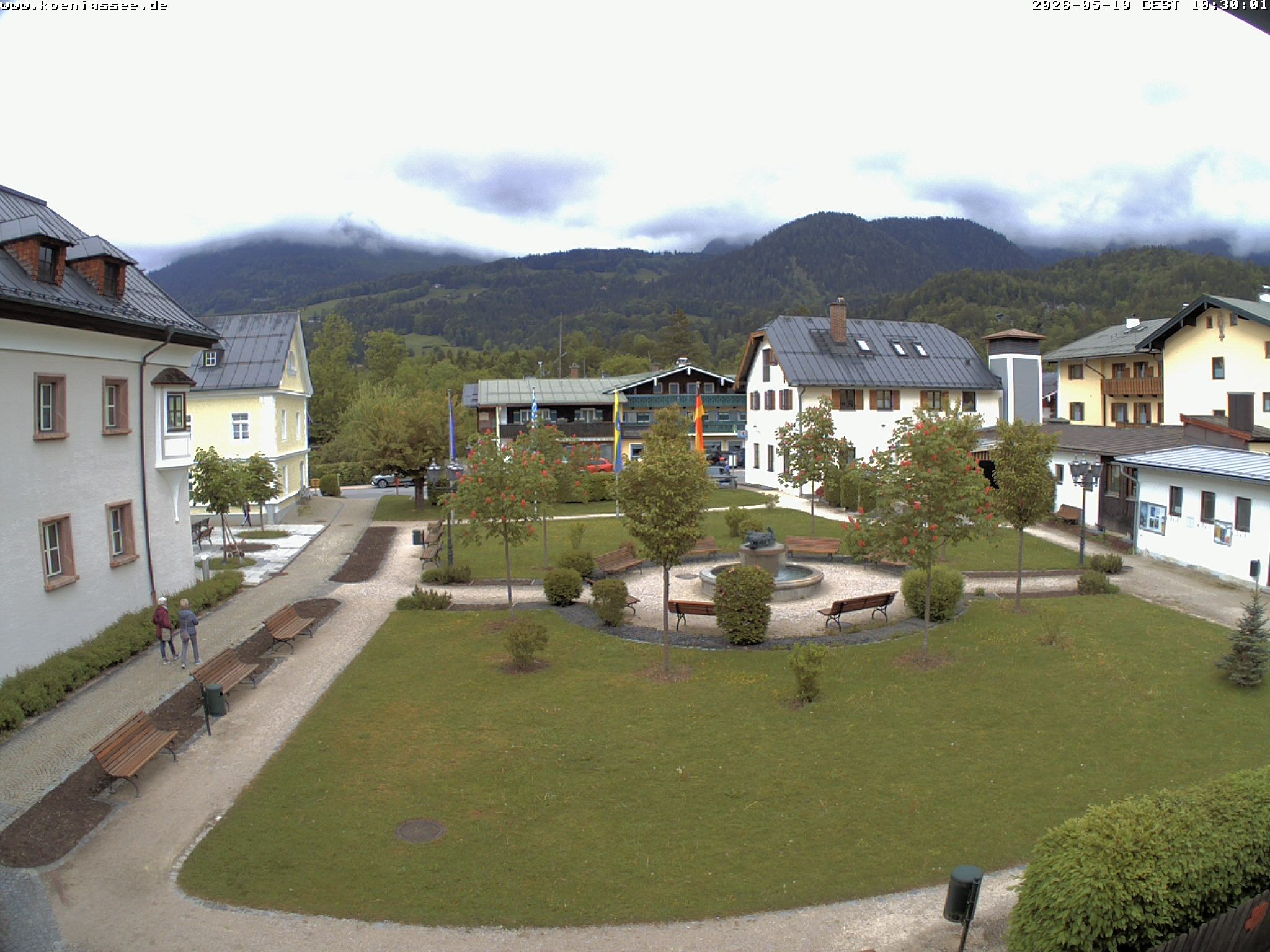 Archiv Foto Webcam Haus des Gastes - Königssee