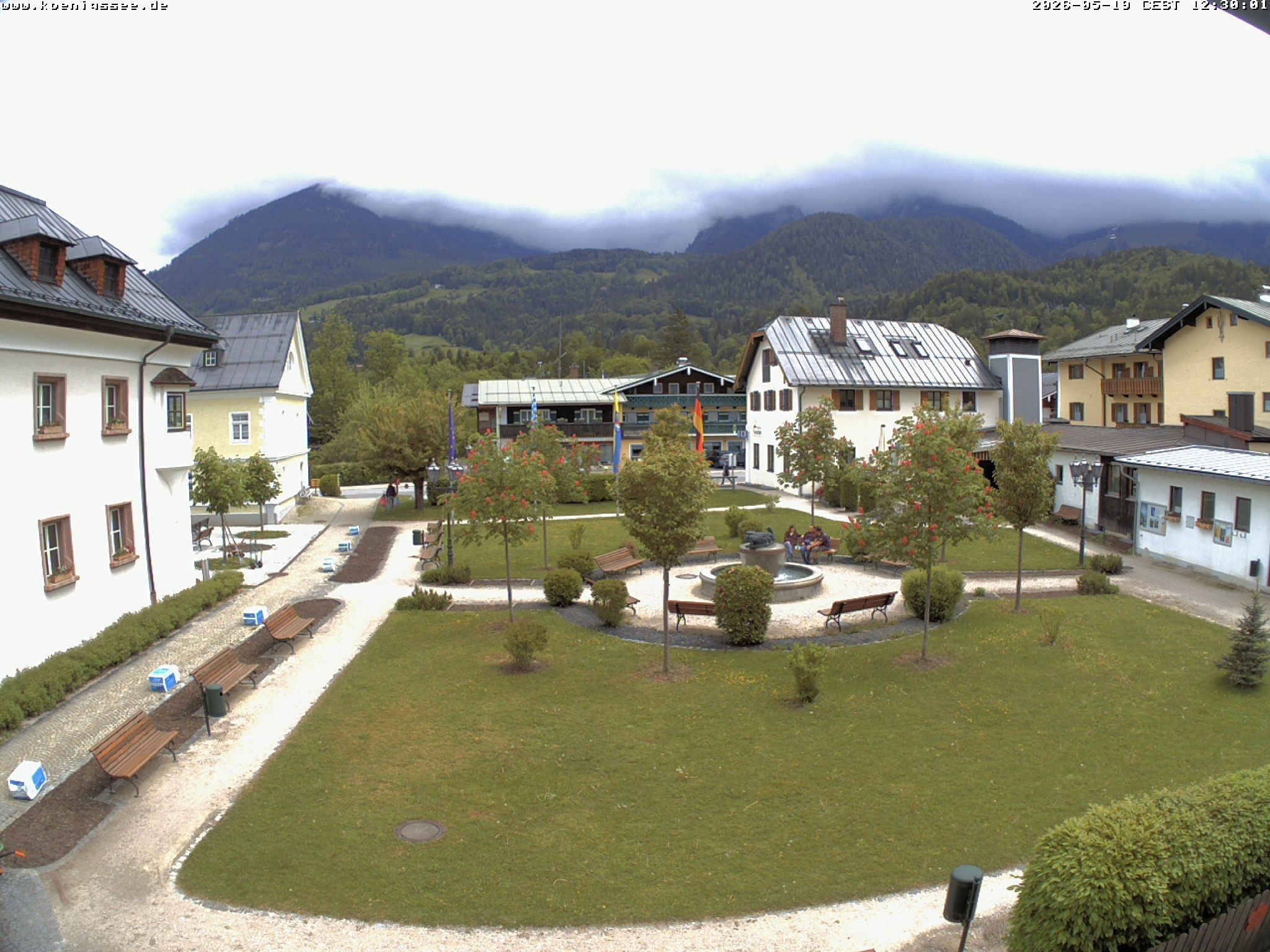 Archiv Foto Webcam Haus des Gastes - Königssee
