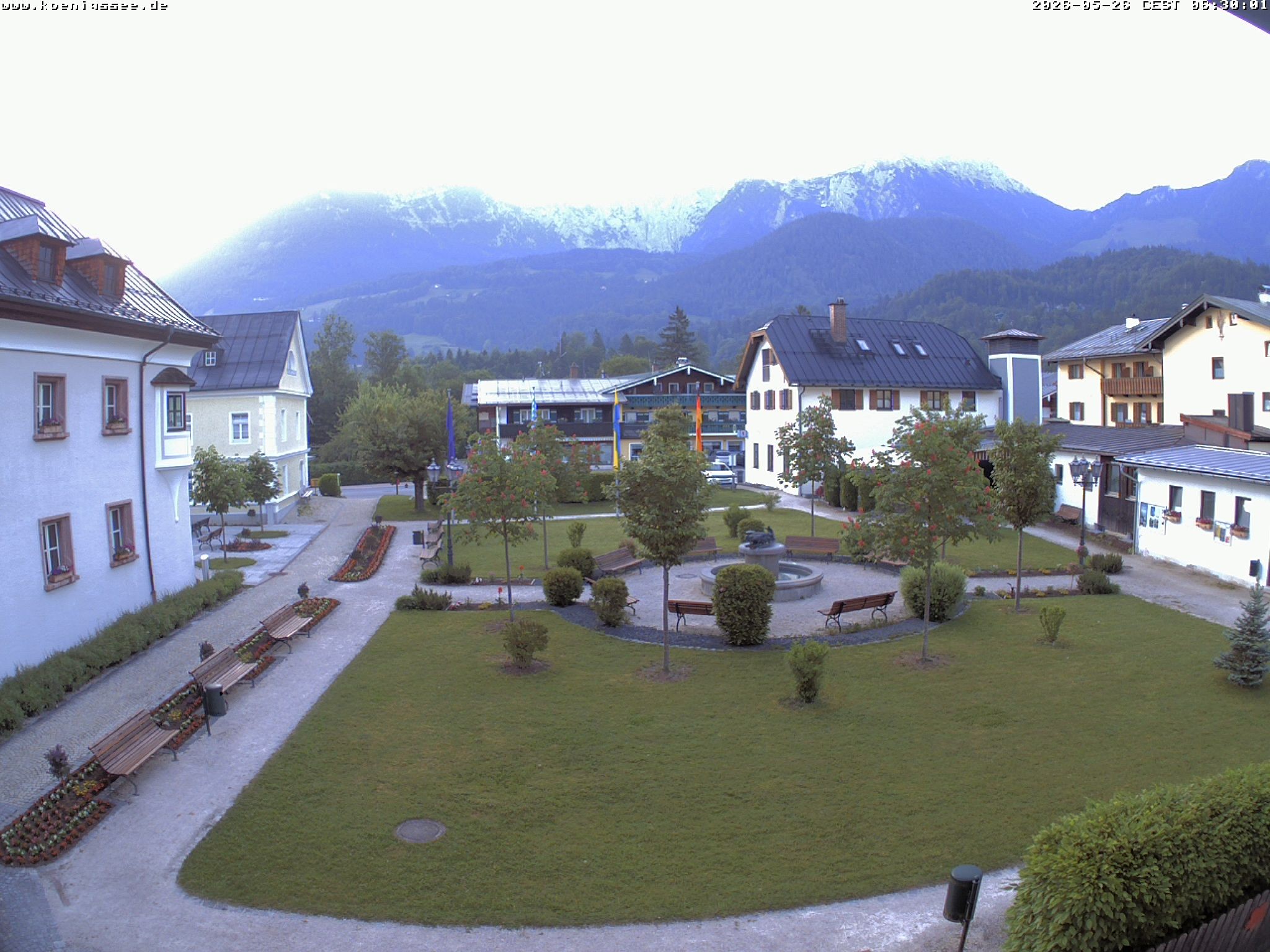 Archiv Foto Webcam Haus des Gastes - Königssee