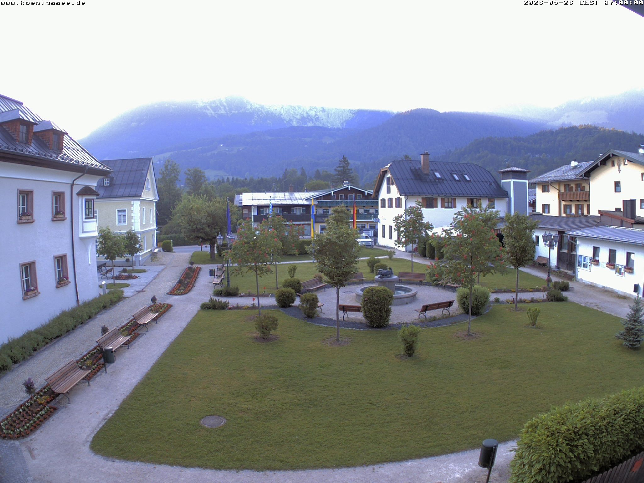 Archiv Foto Webcam Haus des Gastes - Königssee