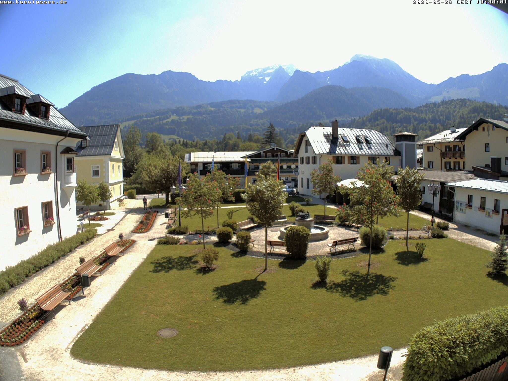 Archiv Foto Webcam Haus des Gastes - Königssee