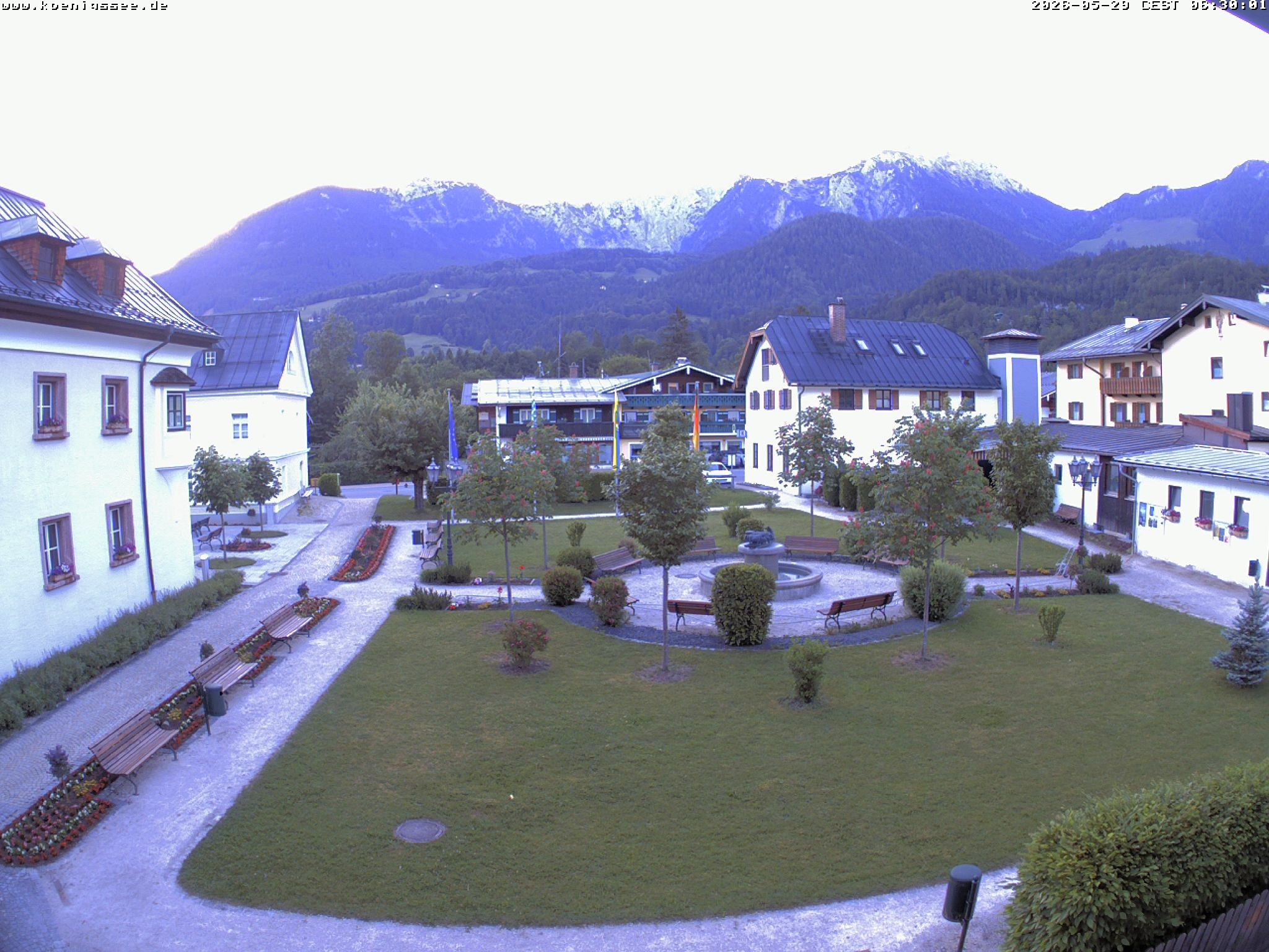 Archiv Foto Webcam Haus des Gastes - Königssee