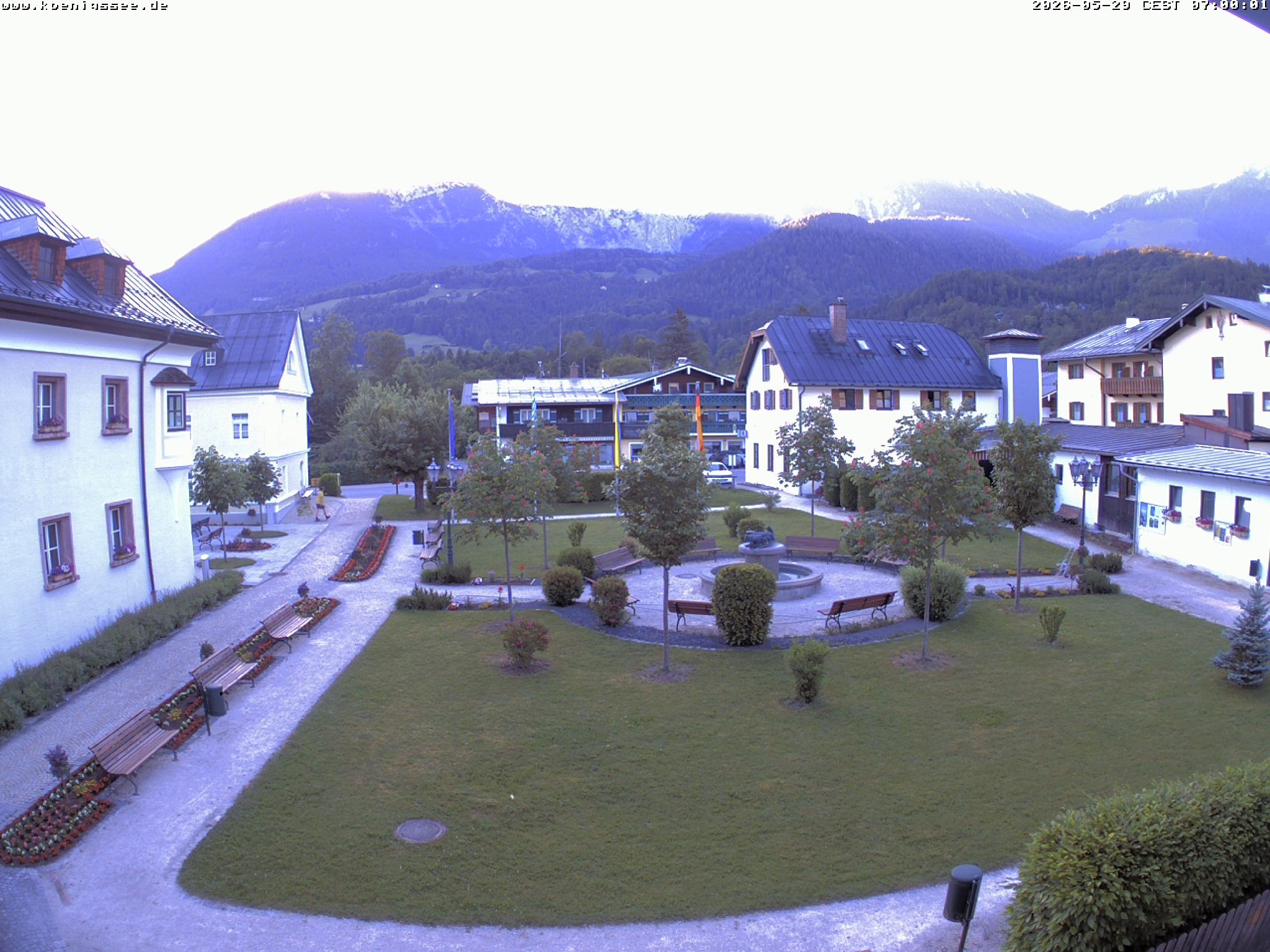 Archiv Foto Webcam Haus des Gastes - Königssee