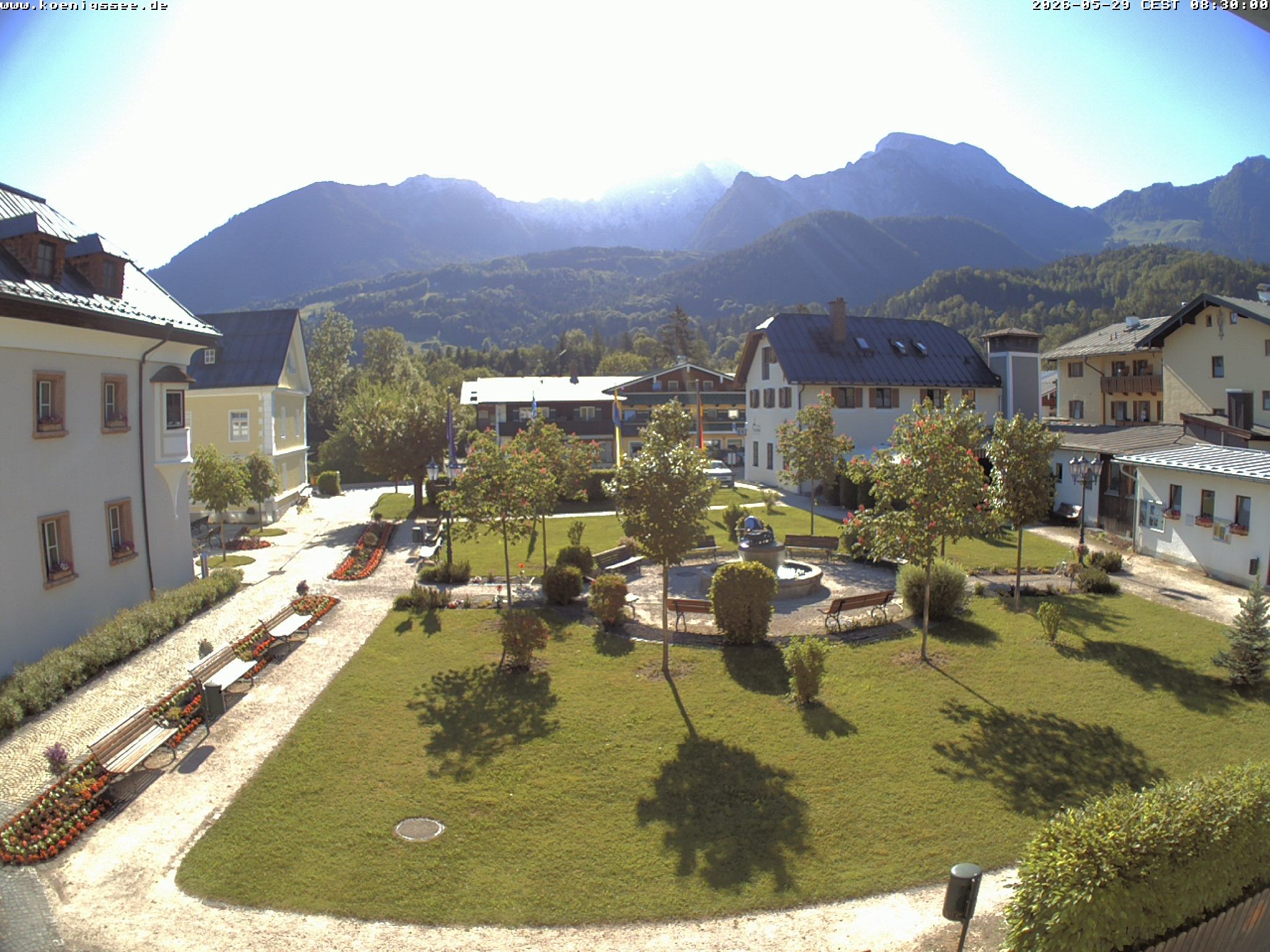 Archiv Foto Webcam Haus des Gastes - Königssee