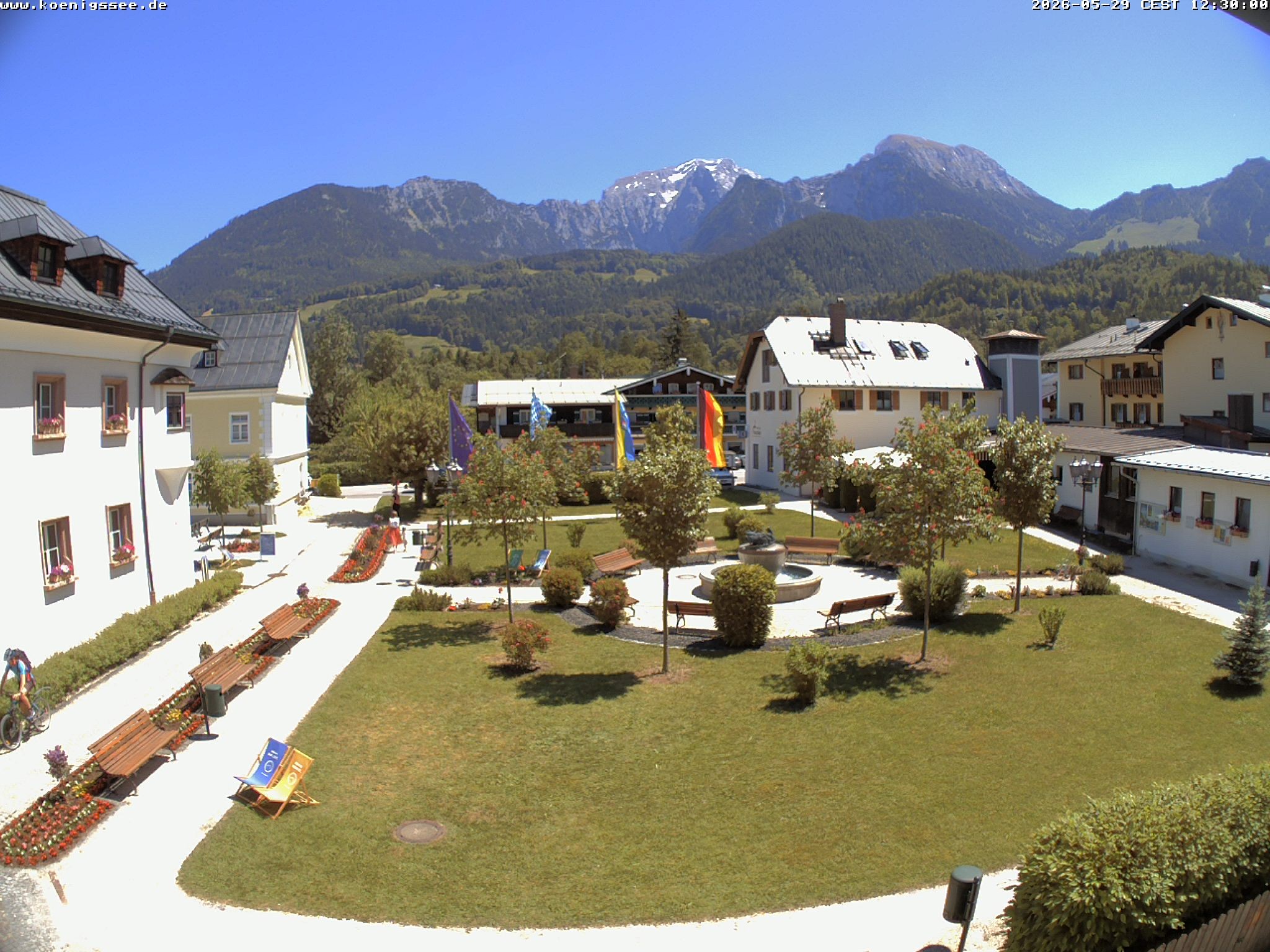Archiv Foto Webcam Haus des Gastes - Königssee