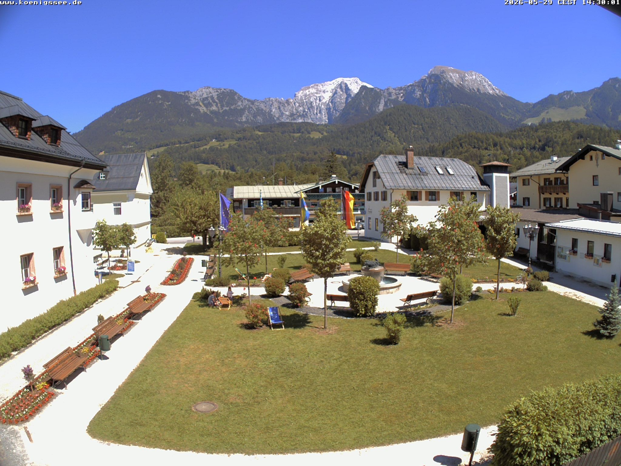 Archiv Foto Webcam Haus des Gastes - Königssee