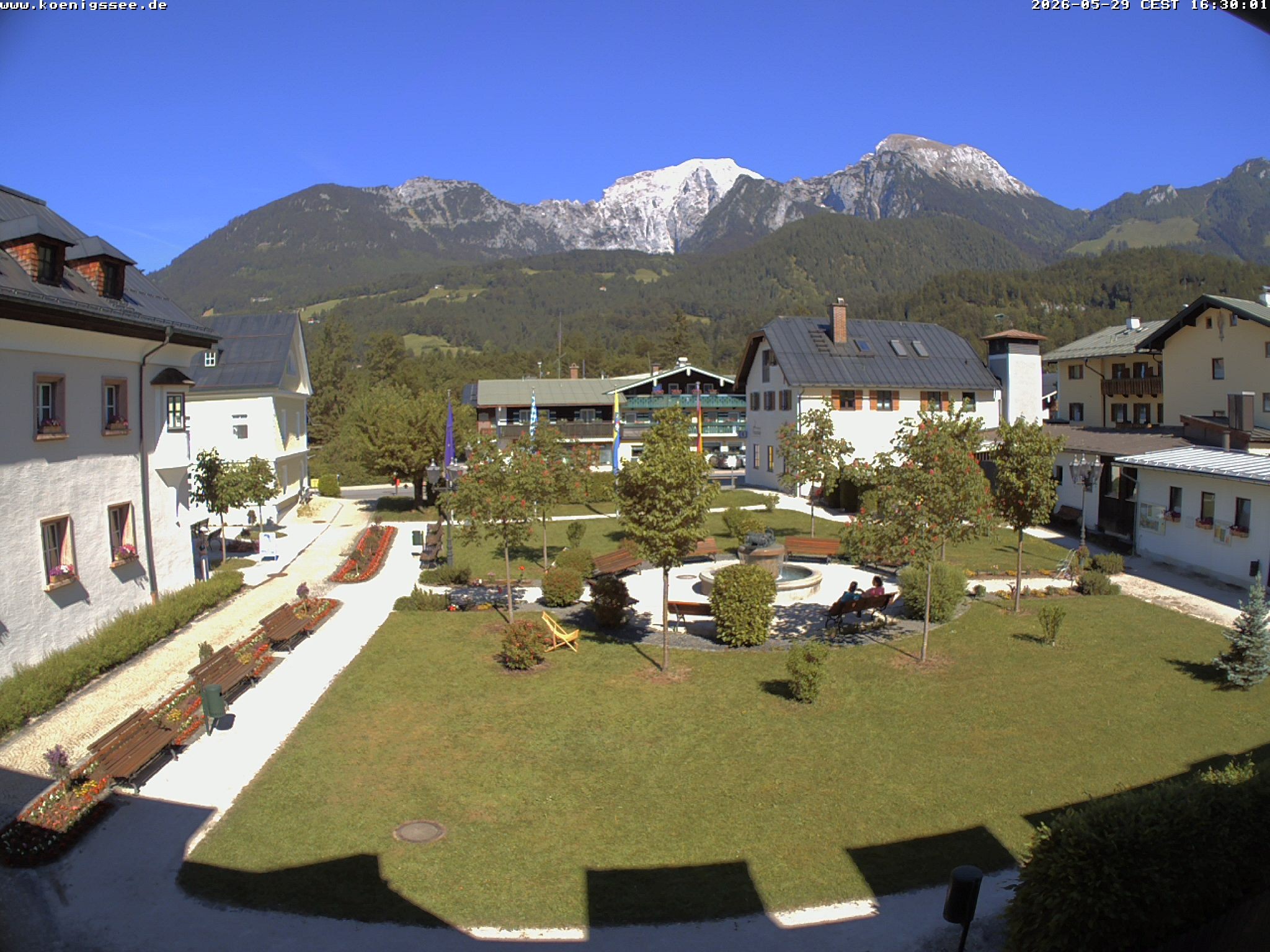 Archiv Foto Webcam Haus des Gastes - Königssee
