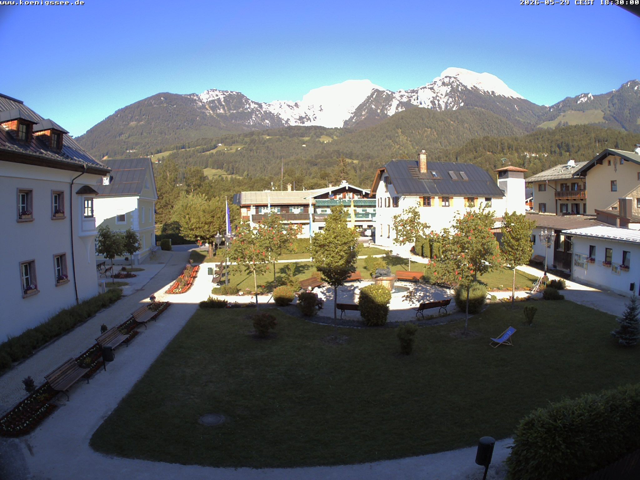 Archiv Foto Webcam Haus des Gastes - Königssee
