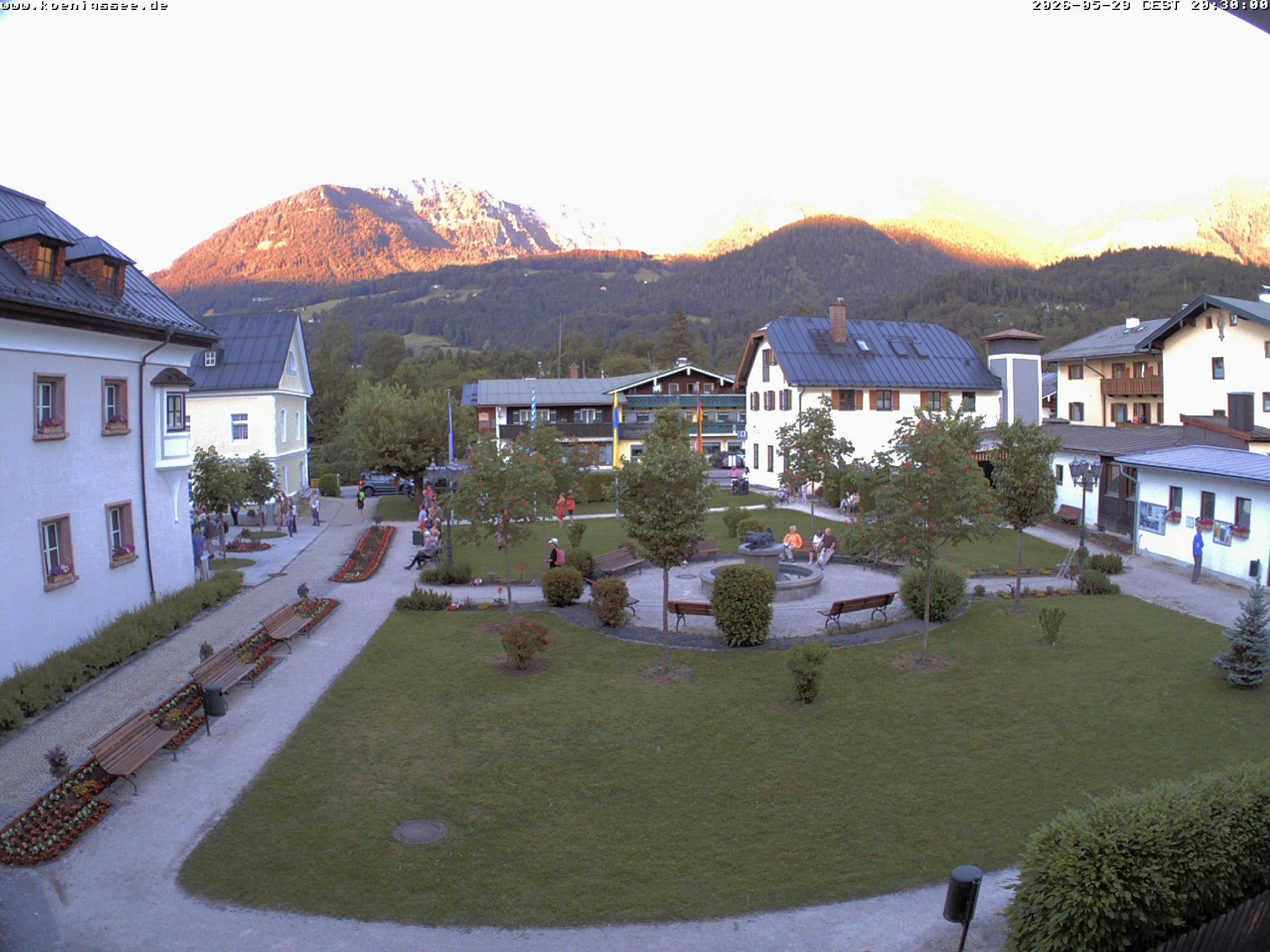 Archiv Foto Webcam Haus des Gastes - Königssee