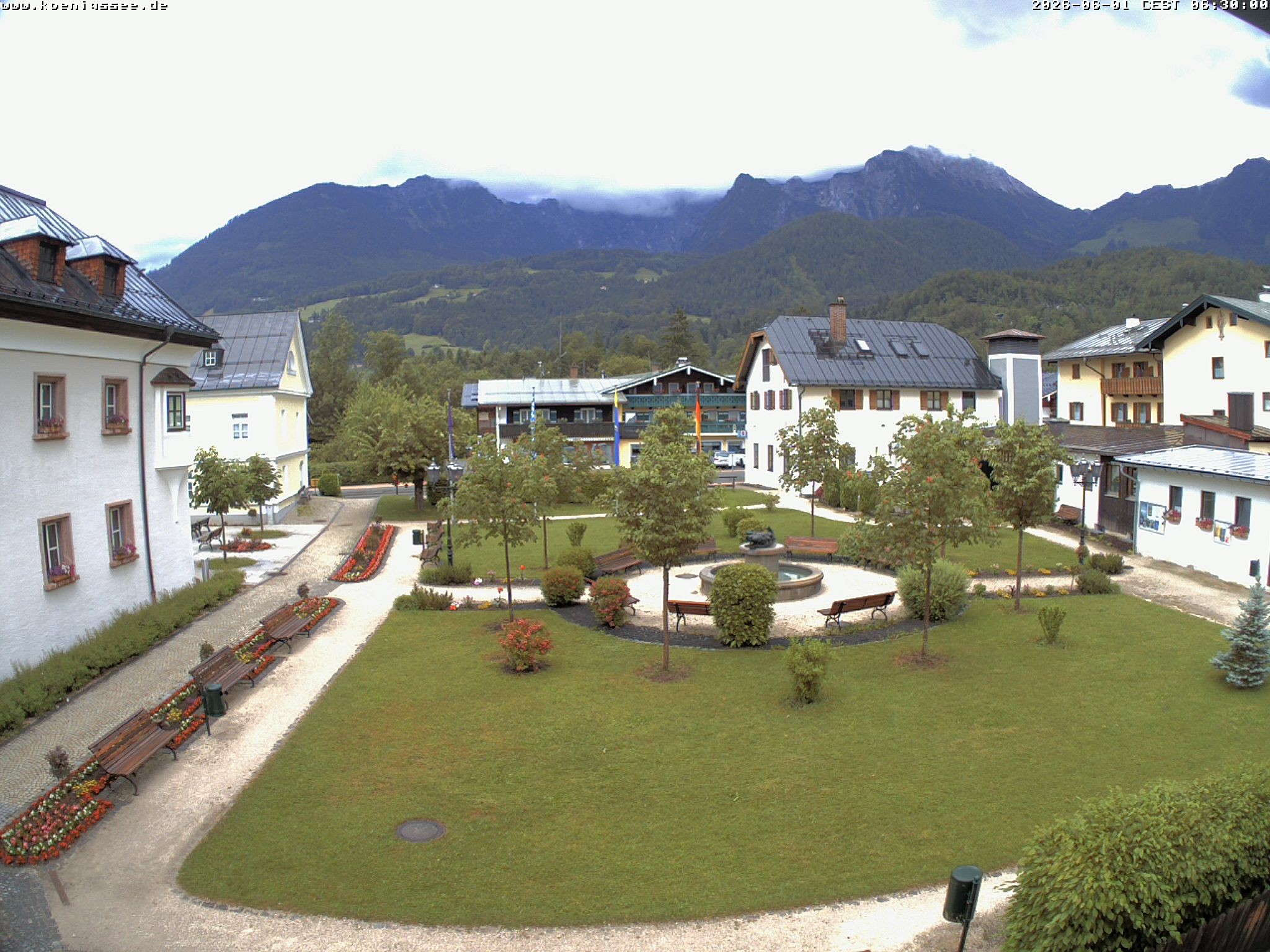 Archiv Foto Webcam Haus des Gastes - Königssee