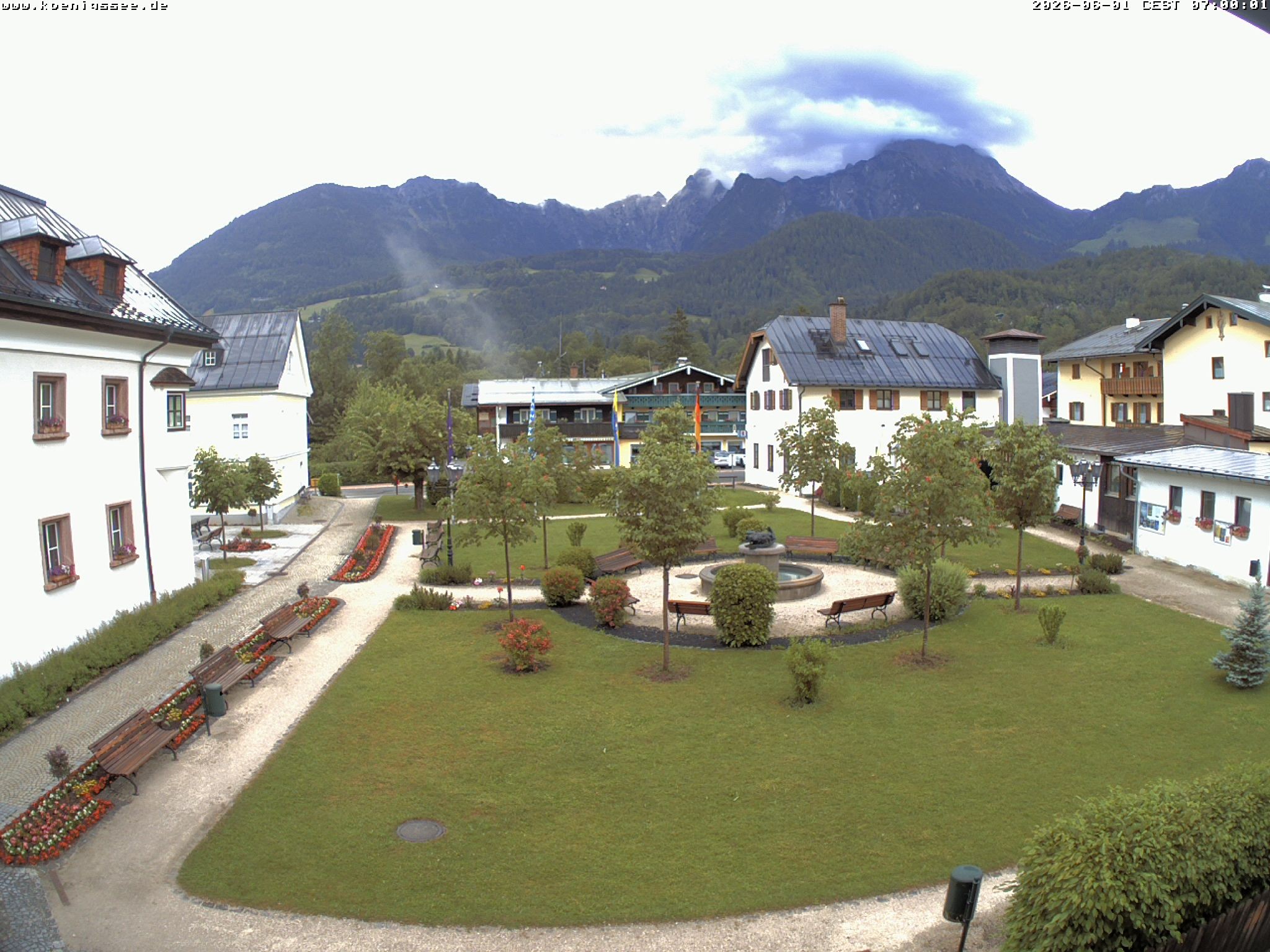 Archiv Foto Webcam Haus des Gastes - Königssee