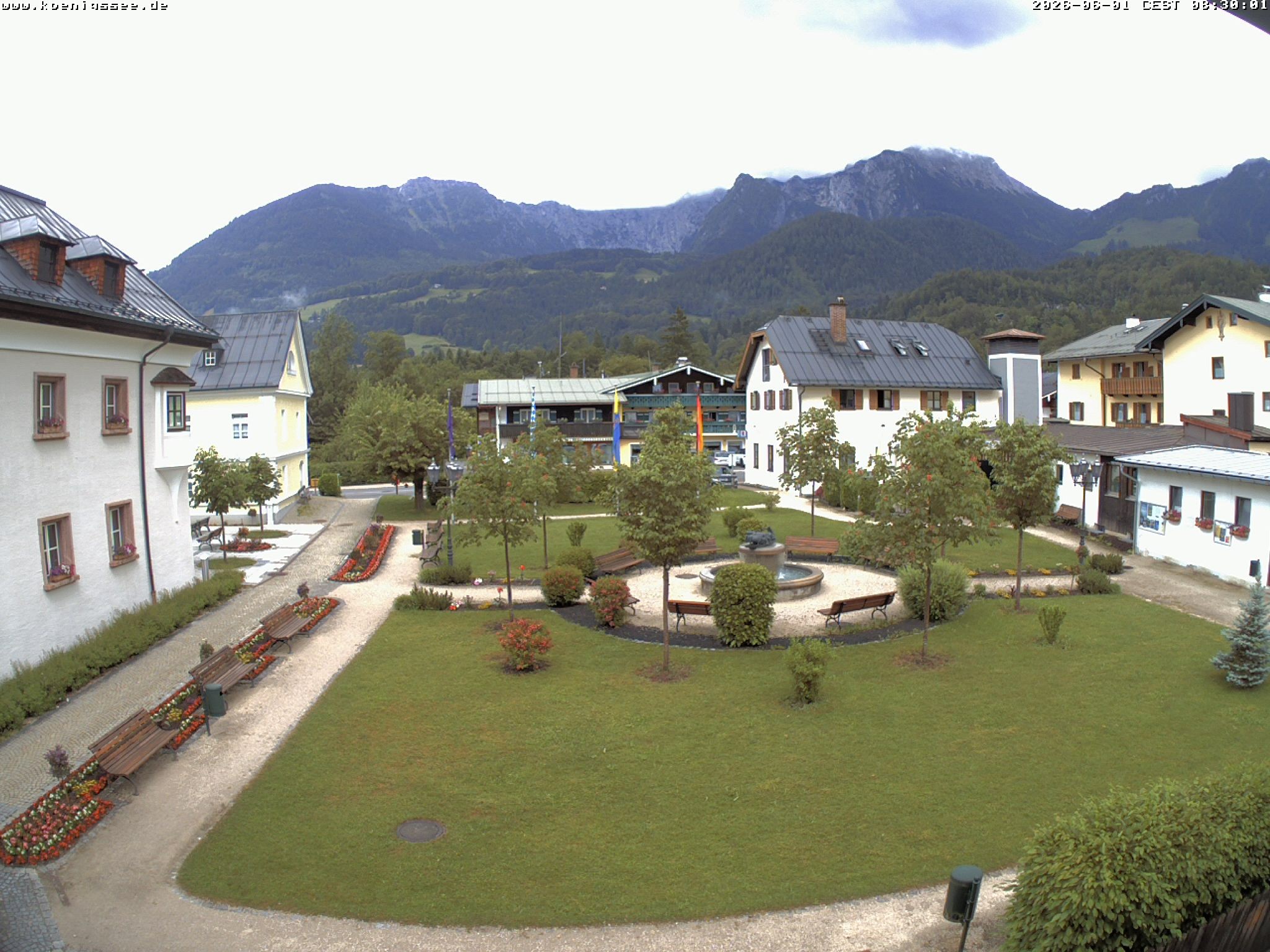 Archiv Foto Webcam Haus des Gastes - Königssee