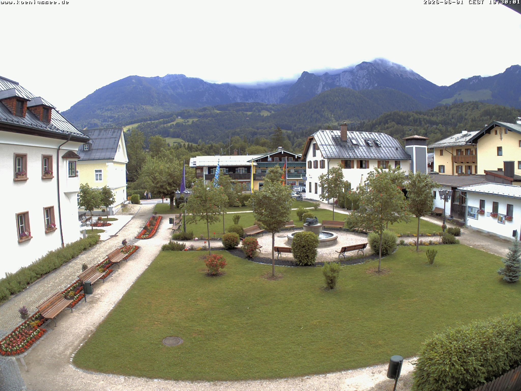 Archiv Foto Webcam Haus des Gastes - Königssee