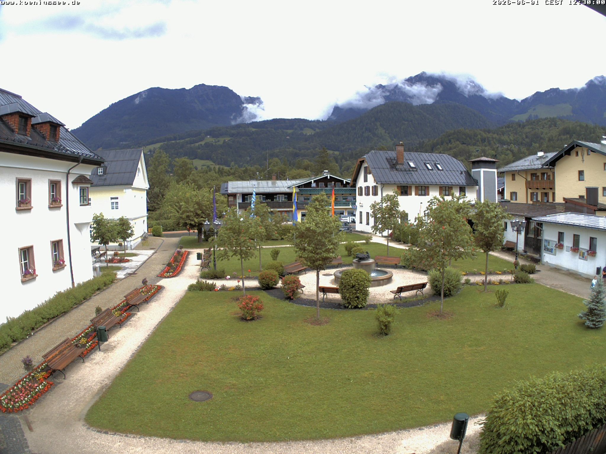 Archiv Foto Webcam Haus des Gastes - Königssee