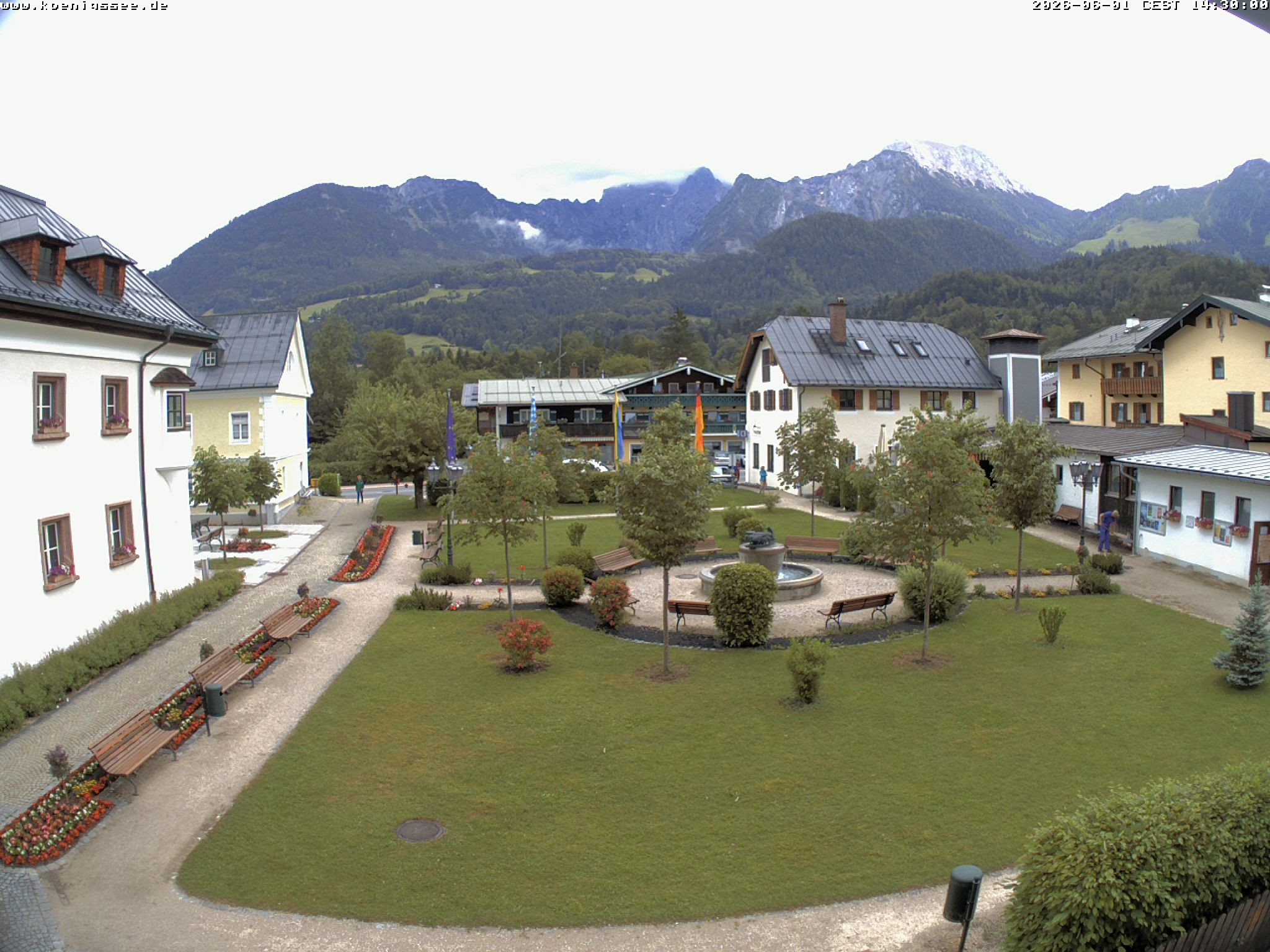 Archiv Foto Webcam Haus des Gastes - Königssee