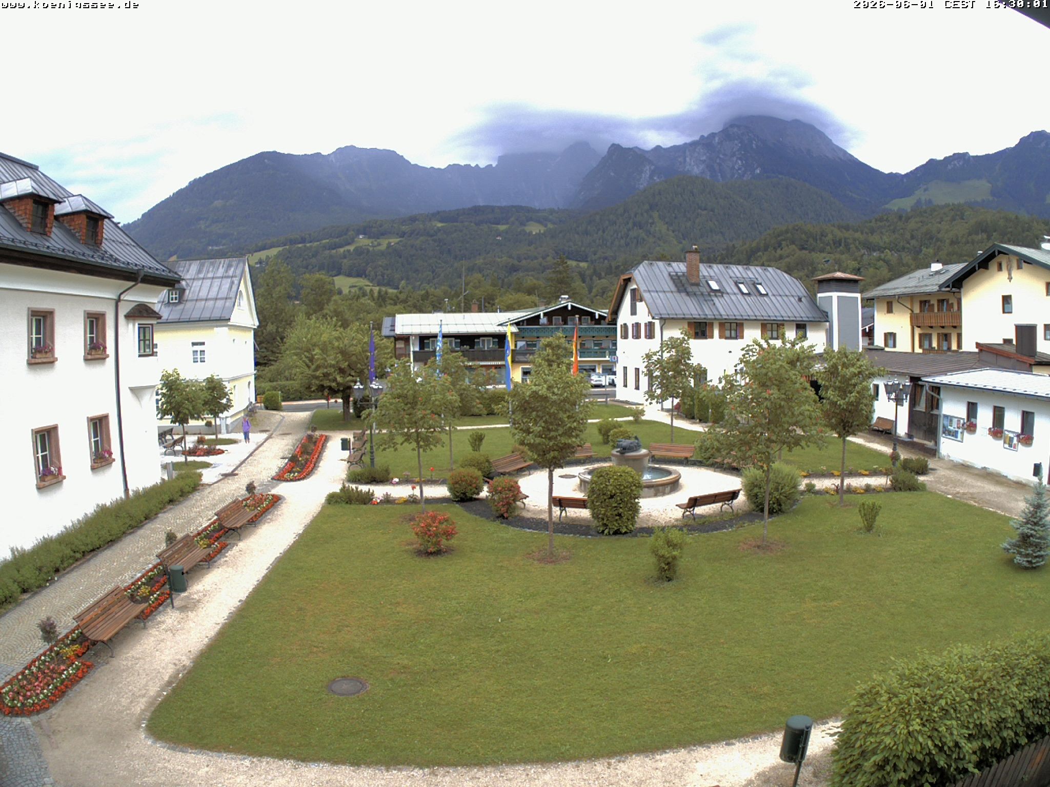 Archiv Foto Webcam Haus des Gastes - Königssee