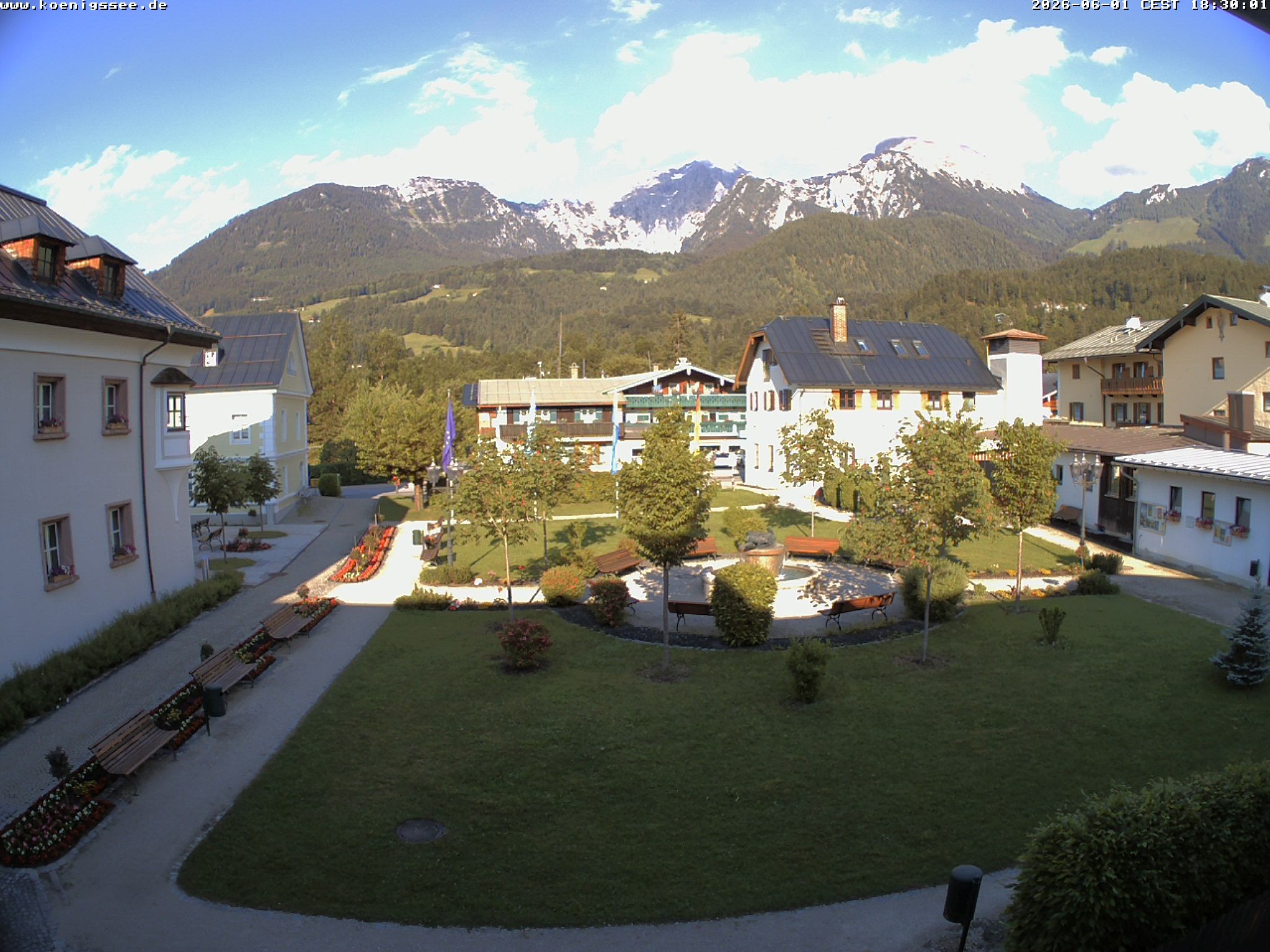 Archiv Foto Webcam Haus des Gastes - Königssee