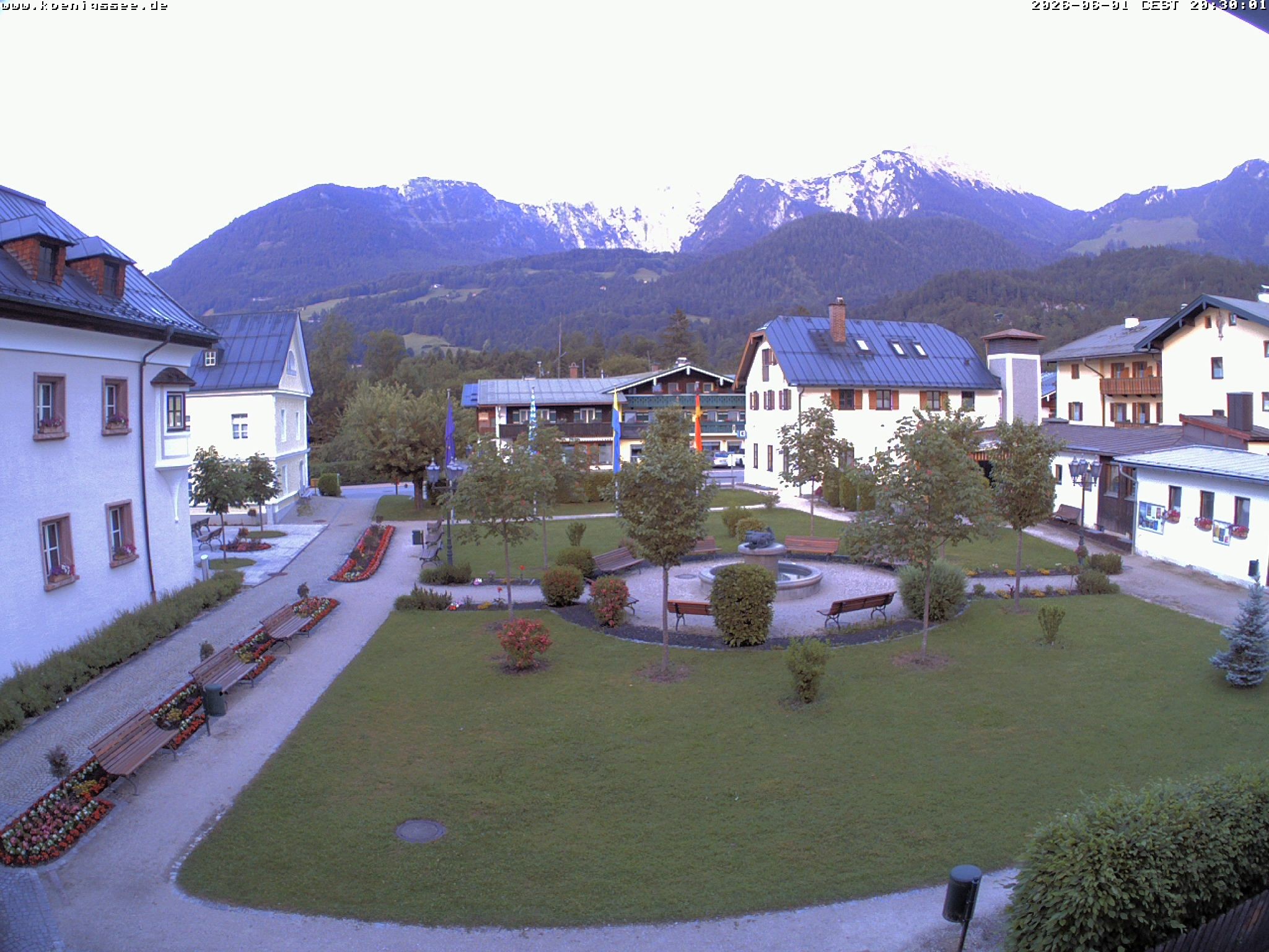 Archiv Foto Webcam Haus des Gastes - Königssee