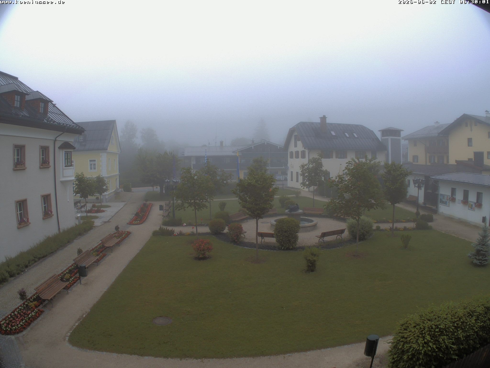 Archiv Foto Webcam Haus des Gastes - Königssee