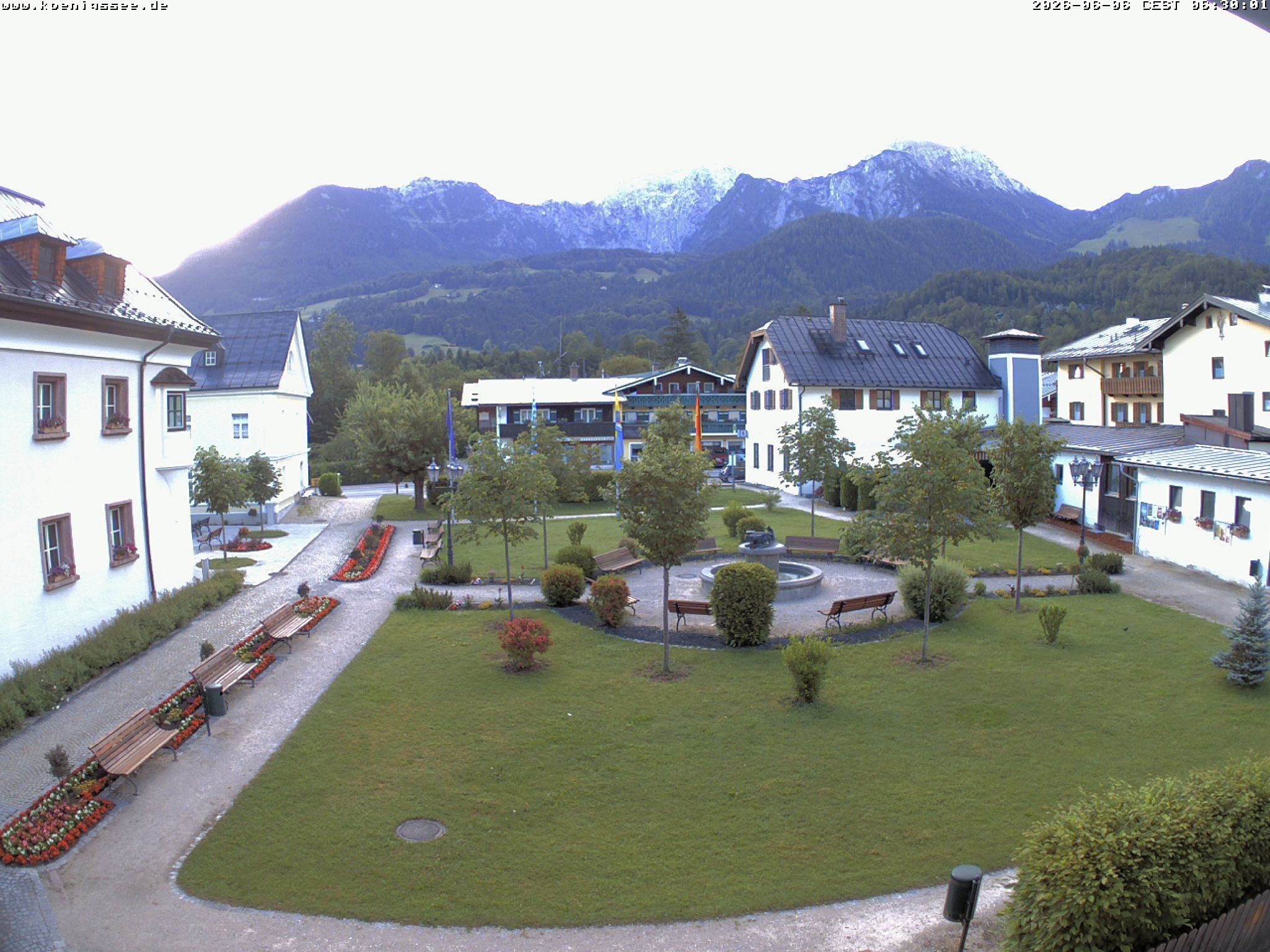Archiv Foto Webcam Haus des Gastes - Königssee