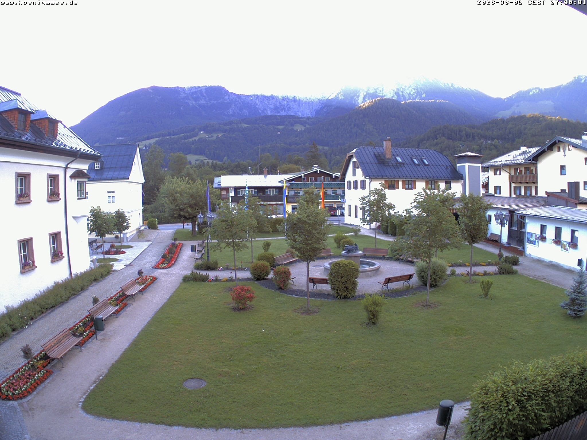 Archiv Foto Webcam Haus des Gastes - Königssee