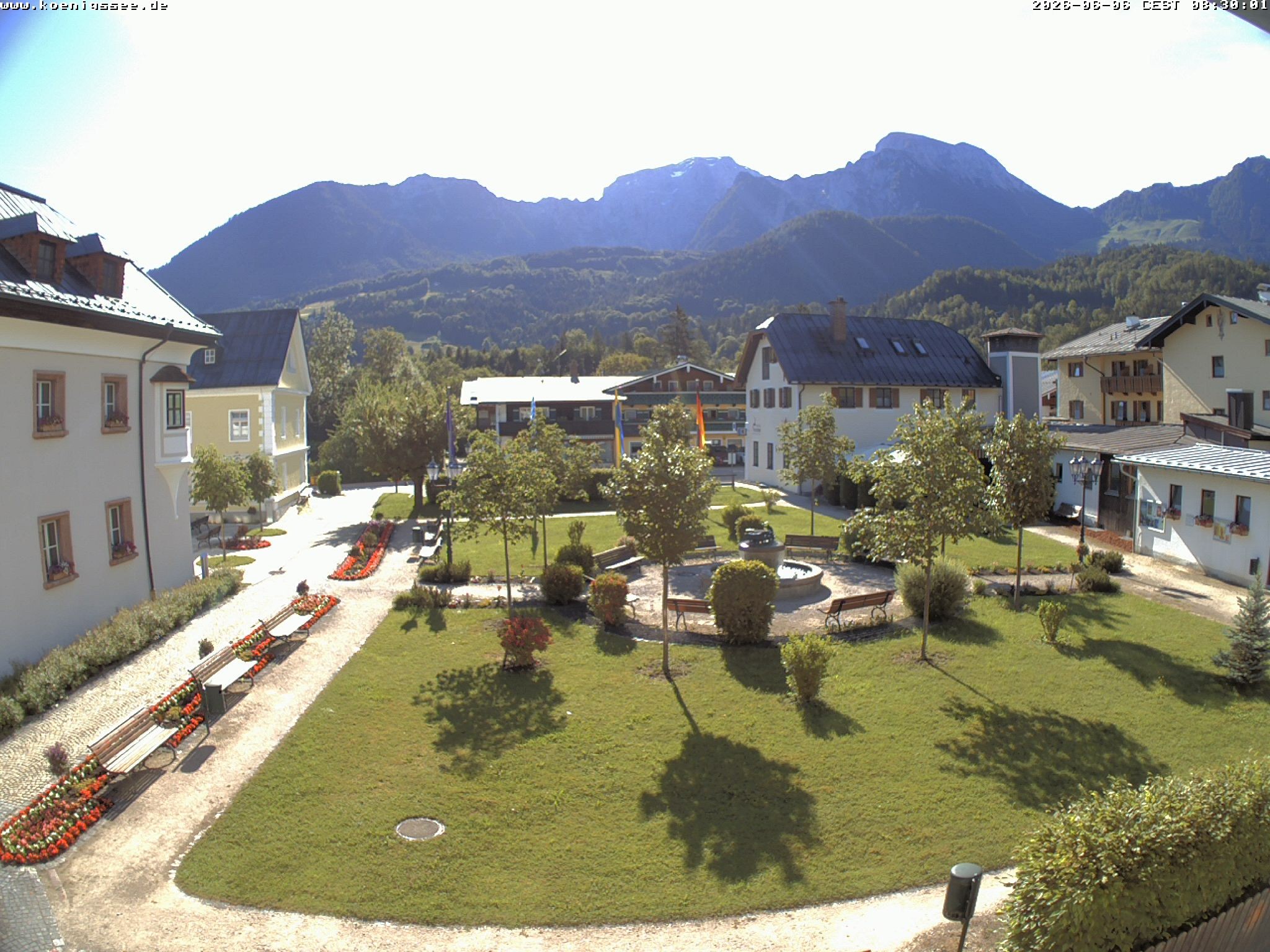 Archiv Foto Webcam Haus des Gastes - Königssee