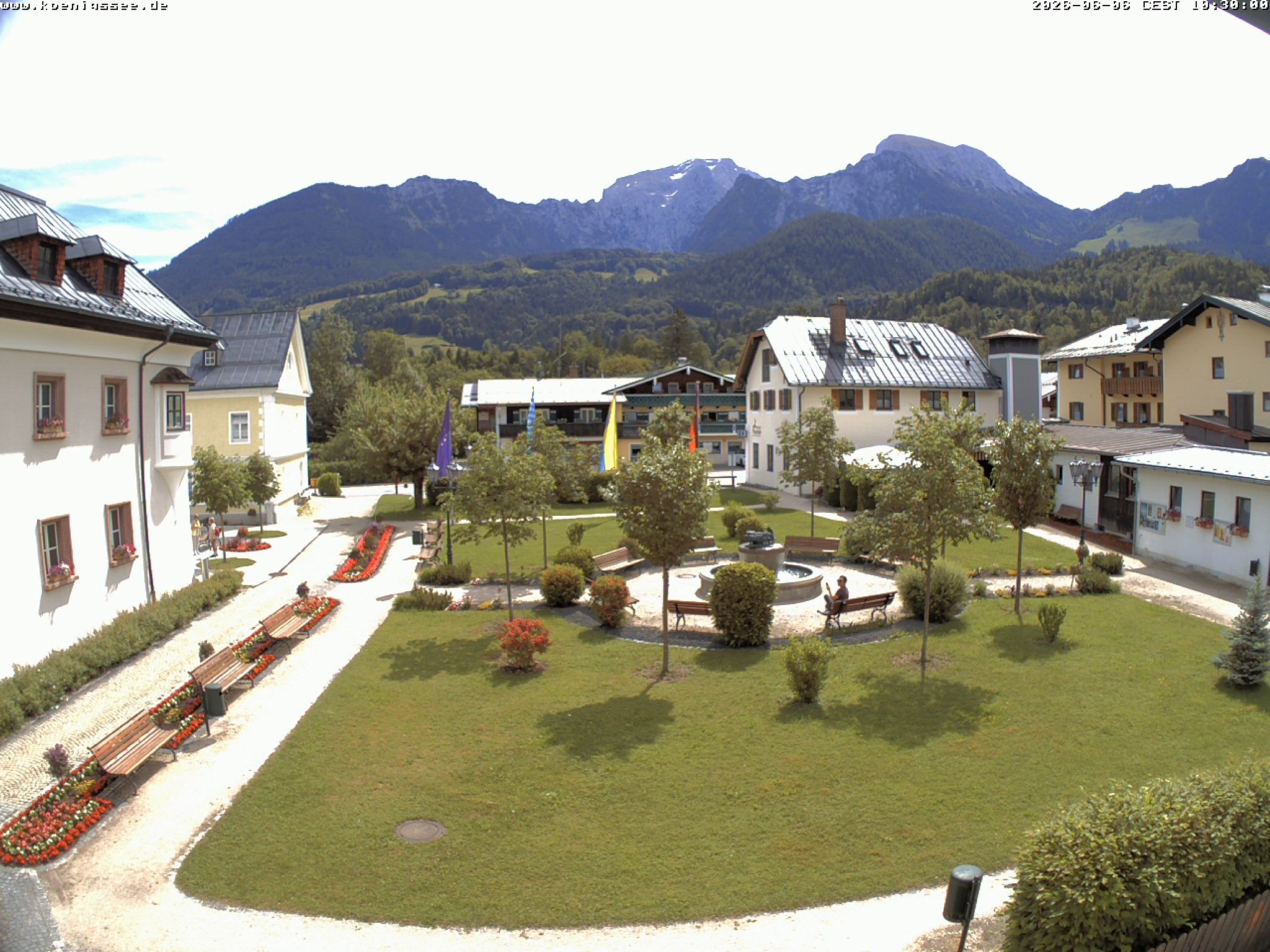 Archiv Foto Webcam Haus des Gastes - Königssee