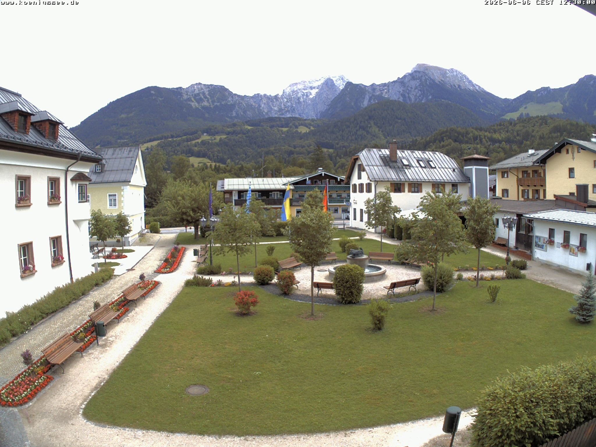 Archiv Foto Webcam Haus des Gastes - Königssee